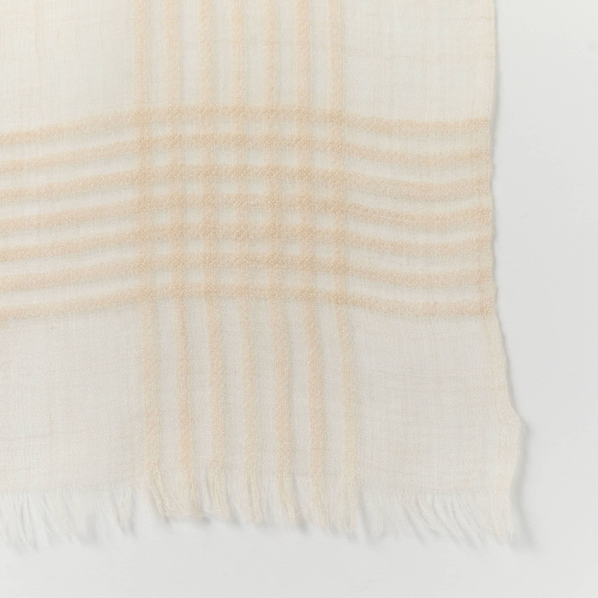 cashmere sheer stole(カシミヤ100%シアーストール)
