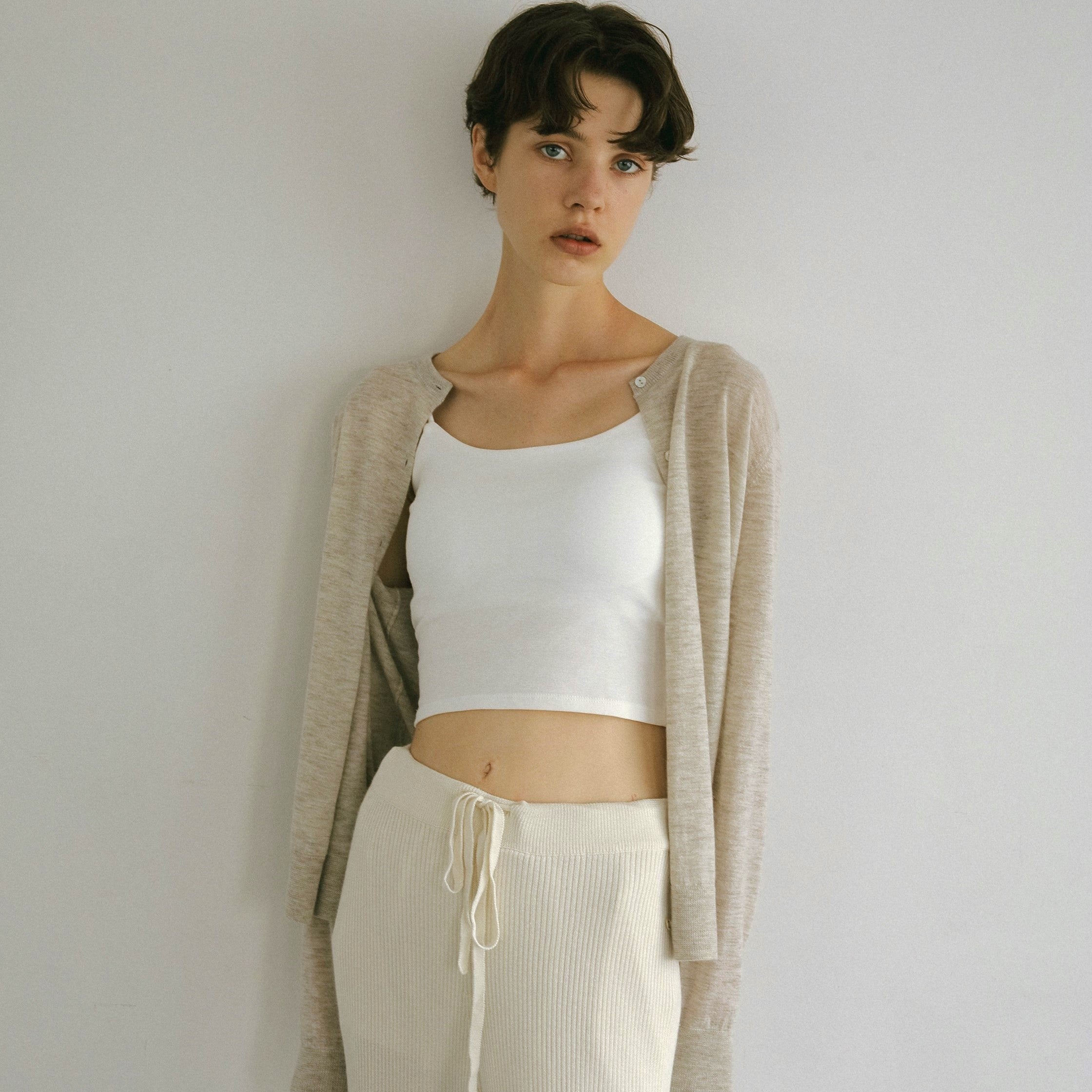 cashmere knit cardigan(カシミヤ100%ニットカーディガン)