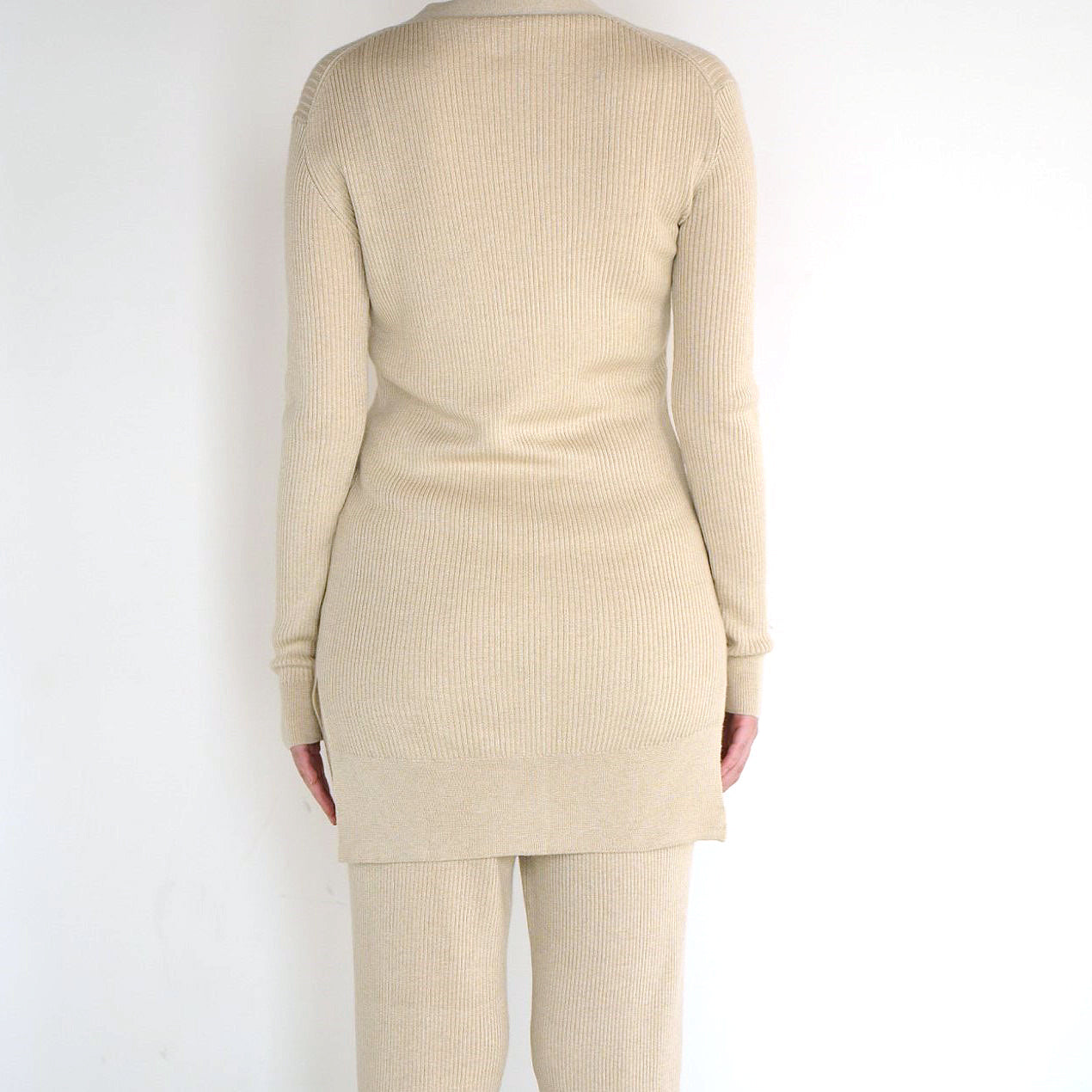 silk cashmere rib knit cardigan(シルク&カシミヤリブニットカーディガン)