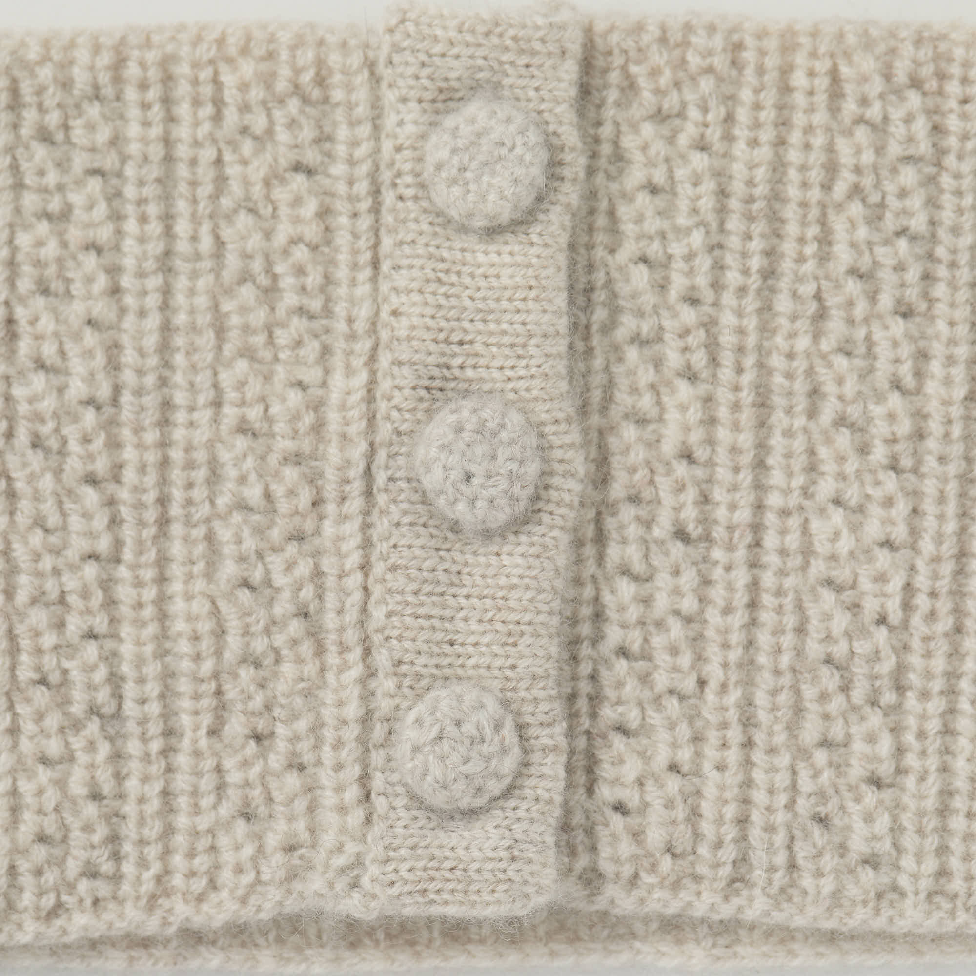 cashmere rib knit neck warmer(カシミヤ リブニット付け襟ネックウォーマー)