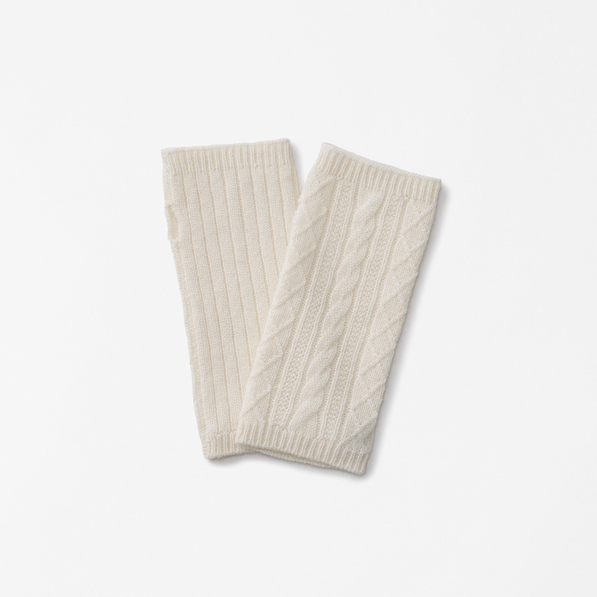 aran knit arm warmer( アラン編みニットアームウォーマー)