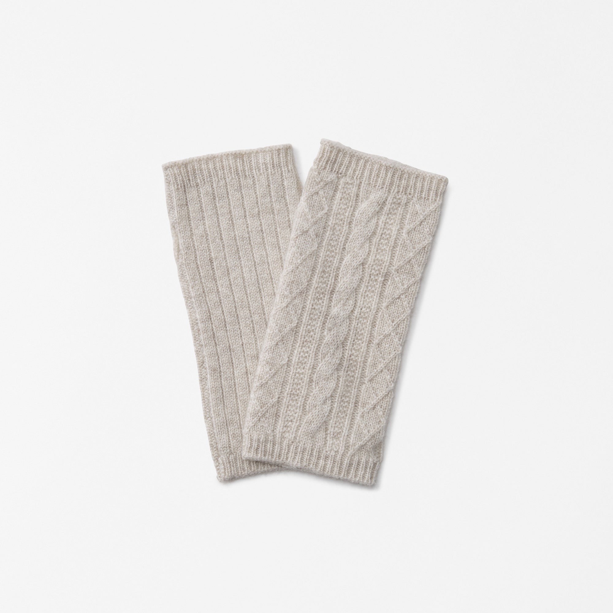 aran knit arm warmer( アラン編みニットアームウォーマー)