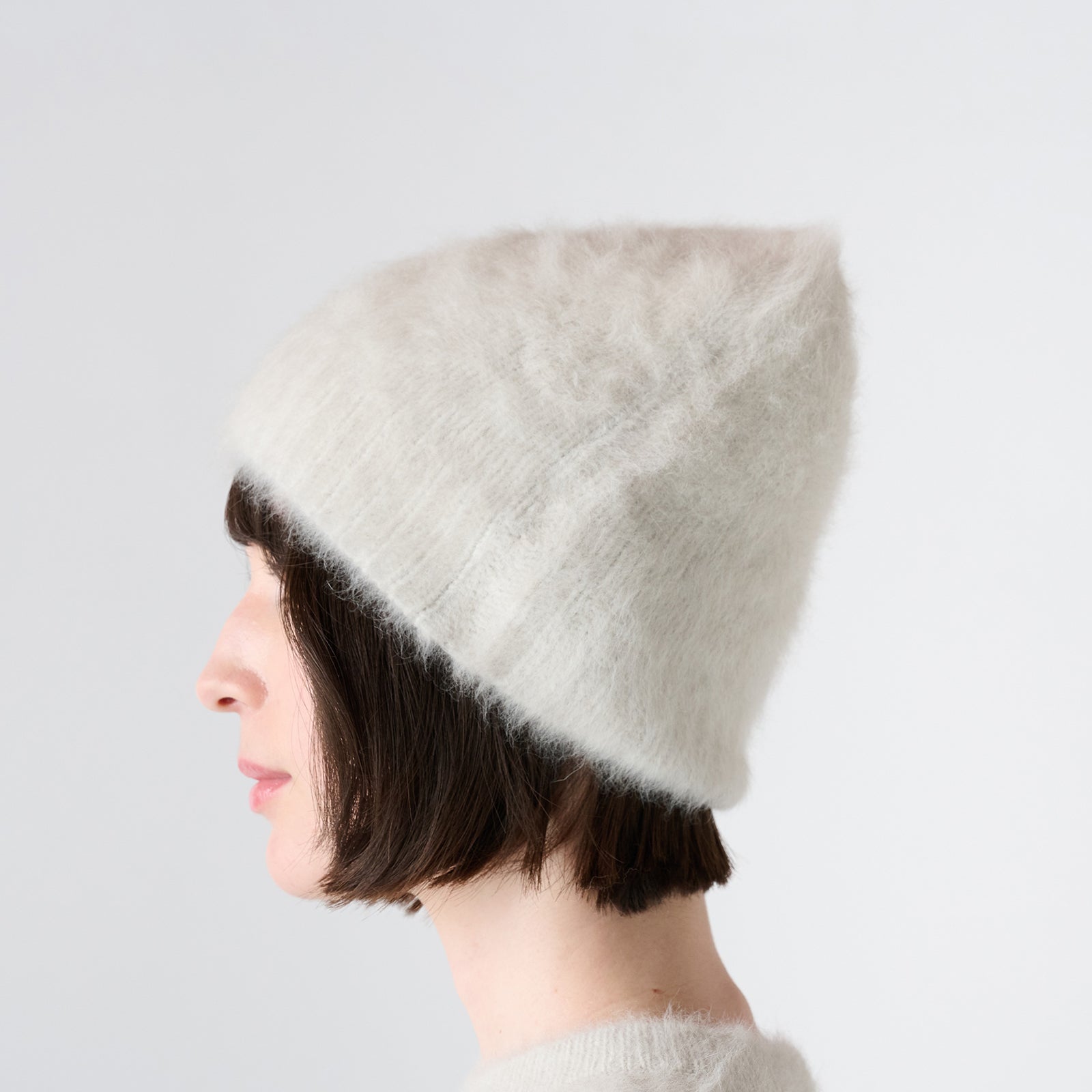 fox cashmere knit beanie(フォックスカシミヤ ニット帽)