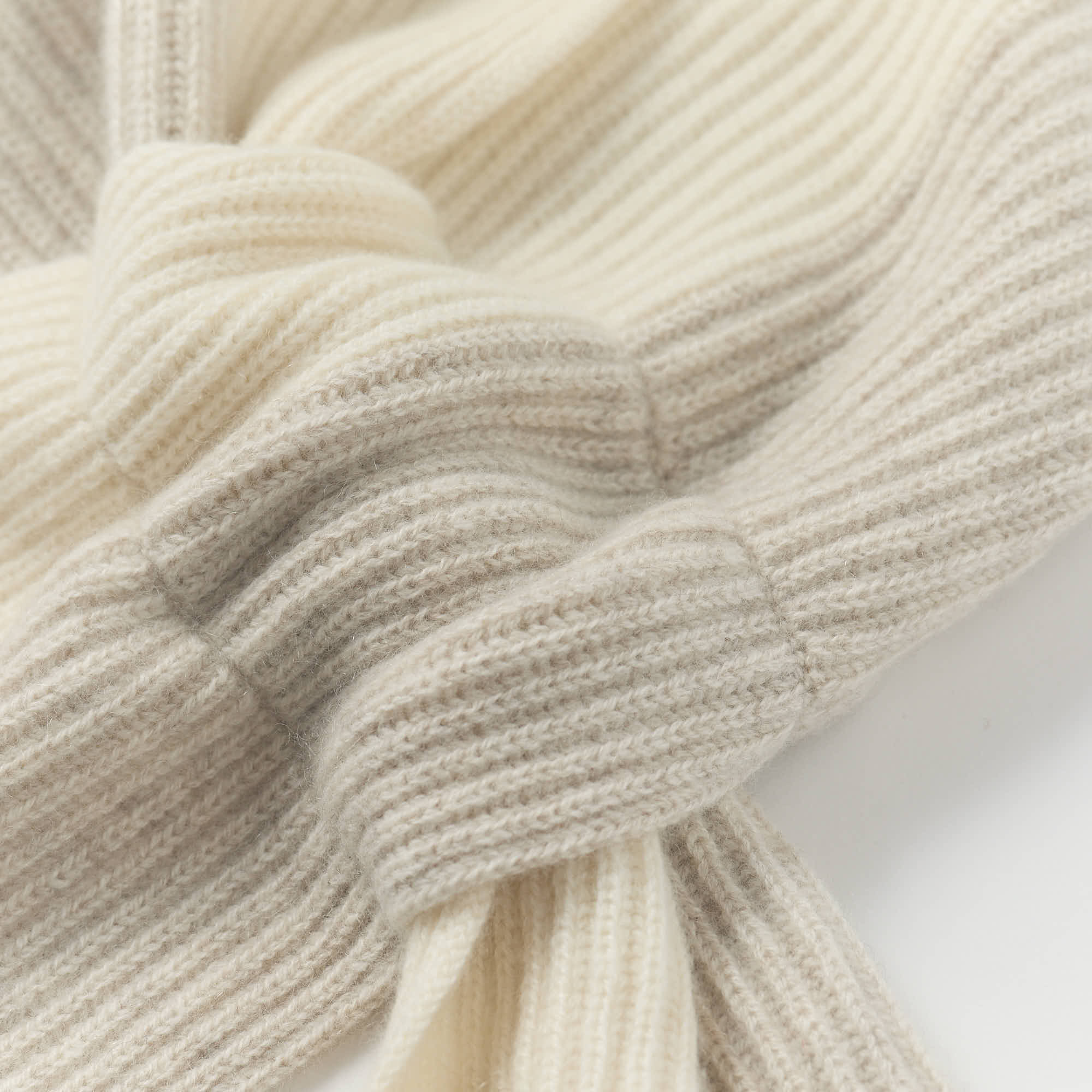 rib knit petit muffler(リブ編みニットプチマフラー)