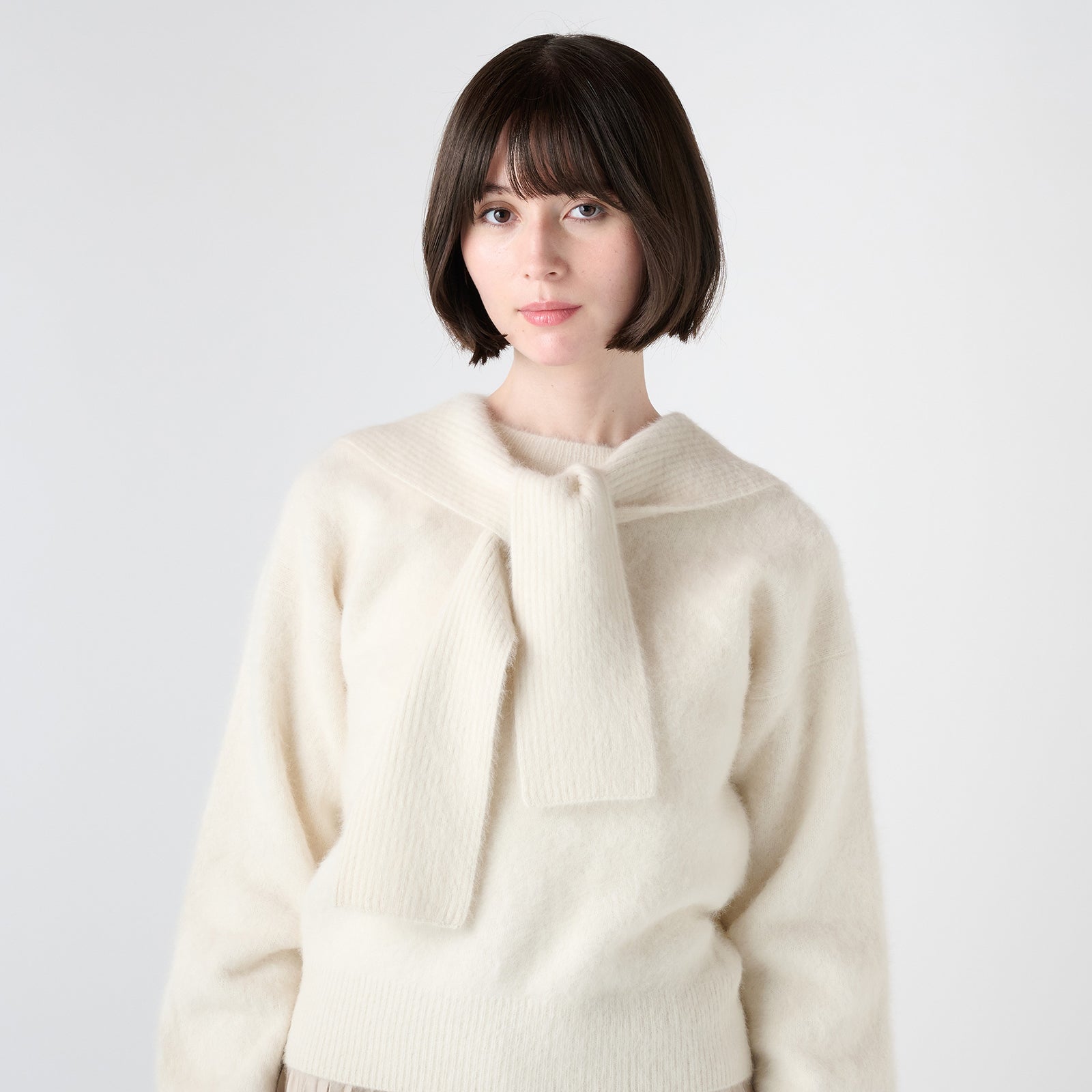 fox cashmere hood muffler(フォックスカシミヤ フードマフラー)