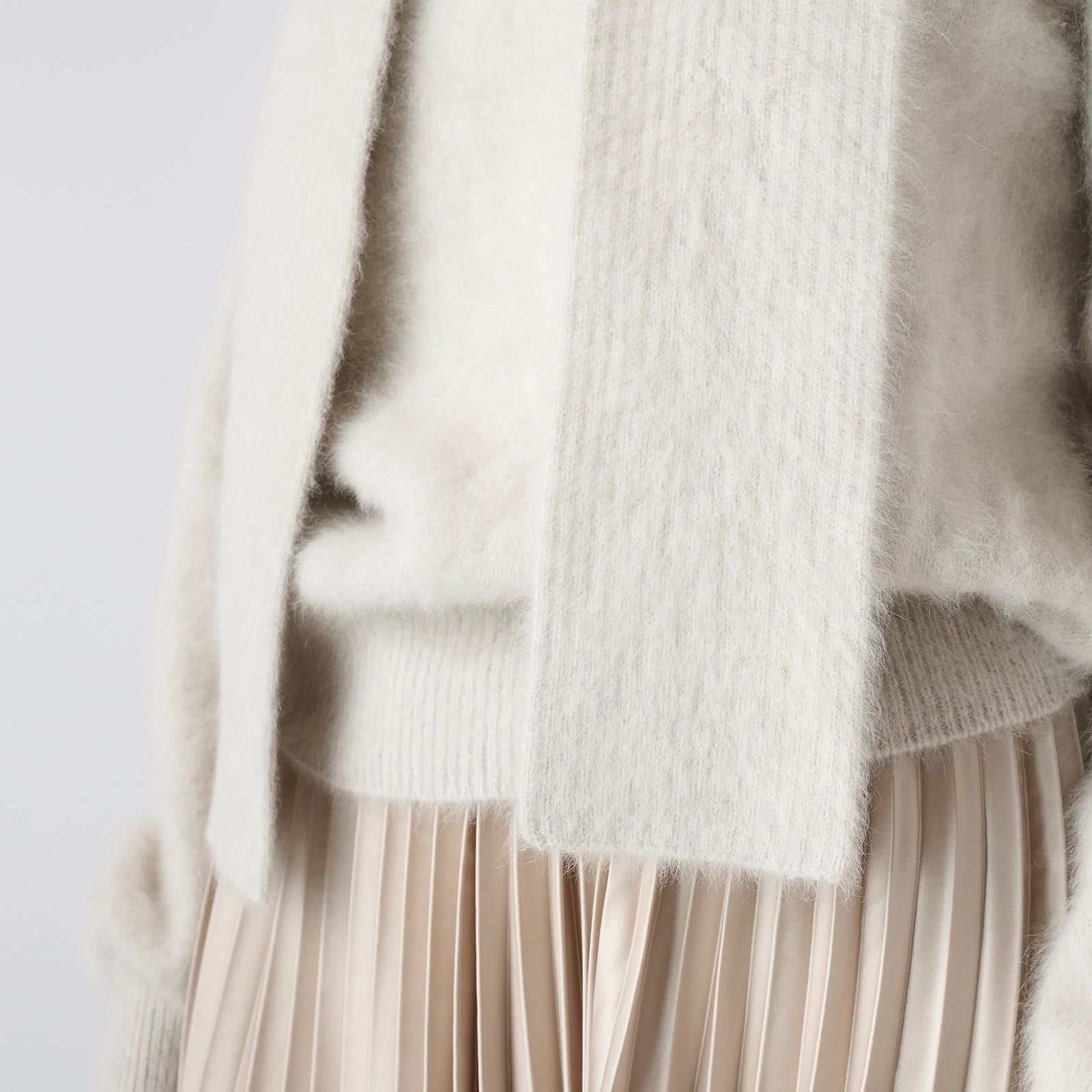 fox cashmere hood muffler(フォックスカシミヤ フードマフラー)