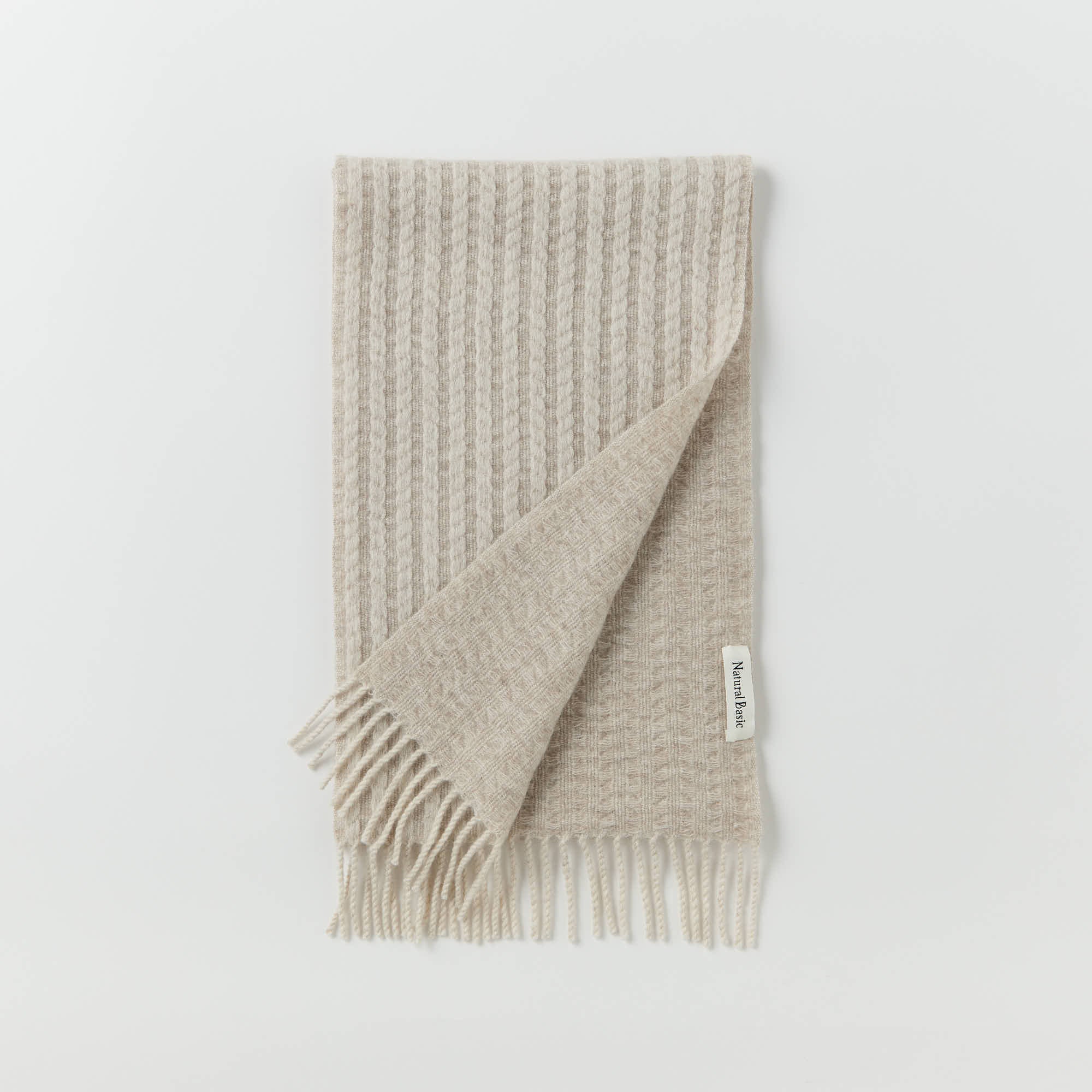 cashmere fulled maffler(カシミヤ縮絨マフラー)
