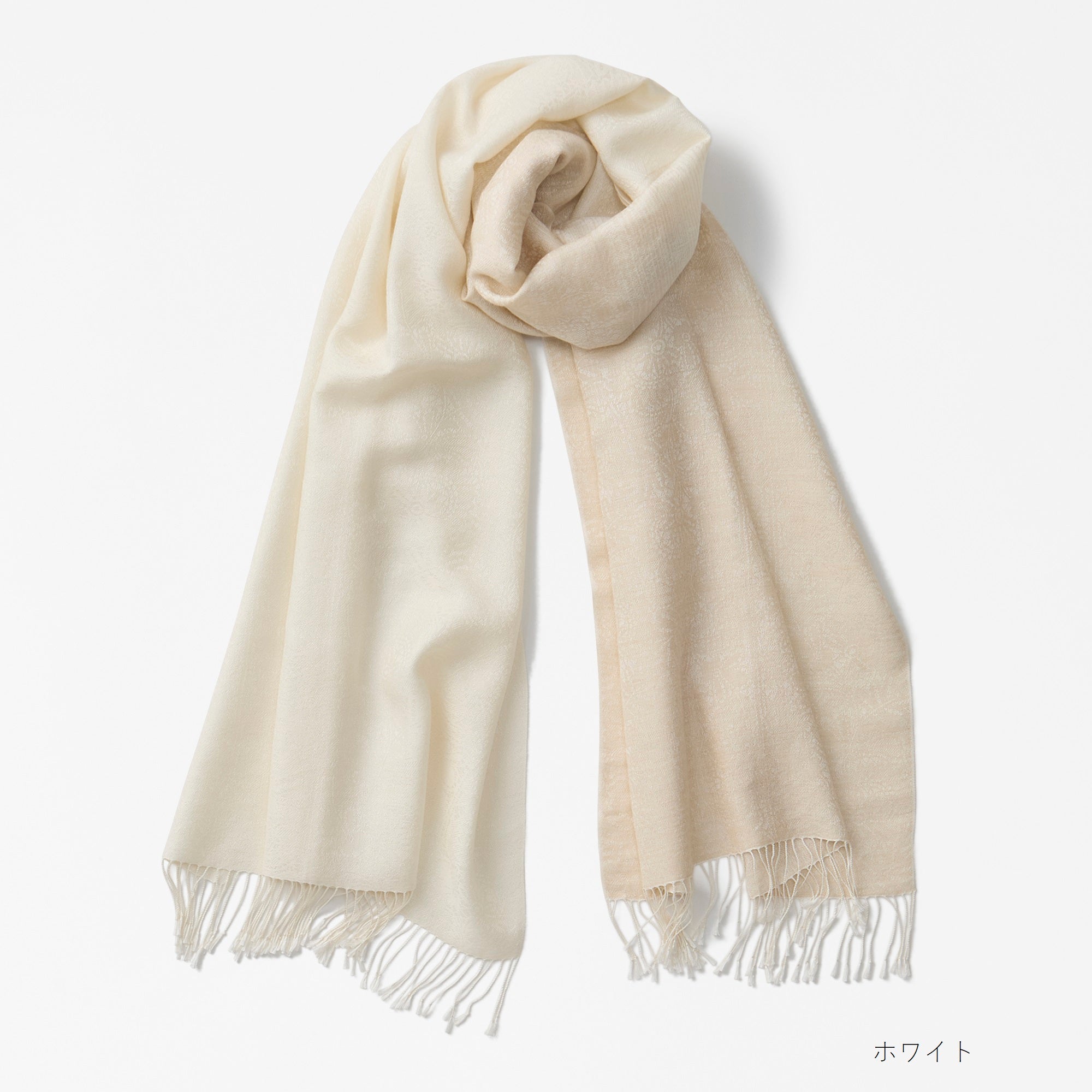 silk&cashmere jacquard stole(シルク&カシミヤジャカードストール)