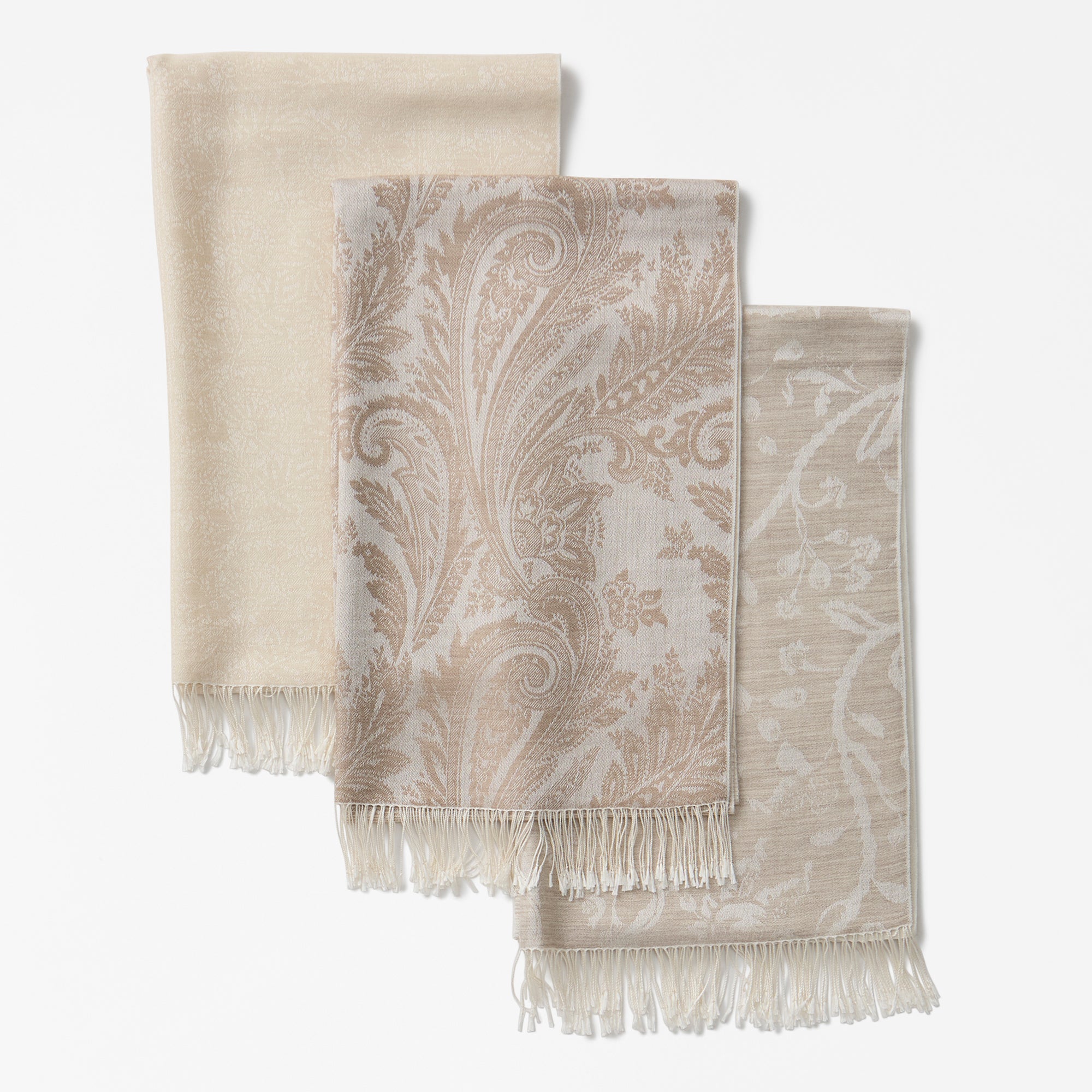 silk&cashmere jacquard stole(シルク&カシミヤジャカードストール)