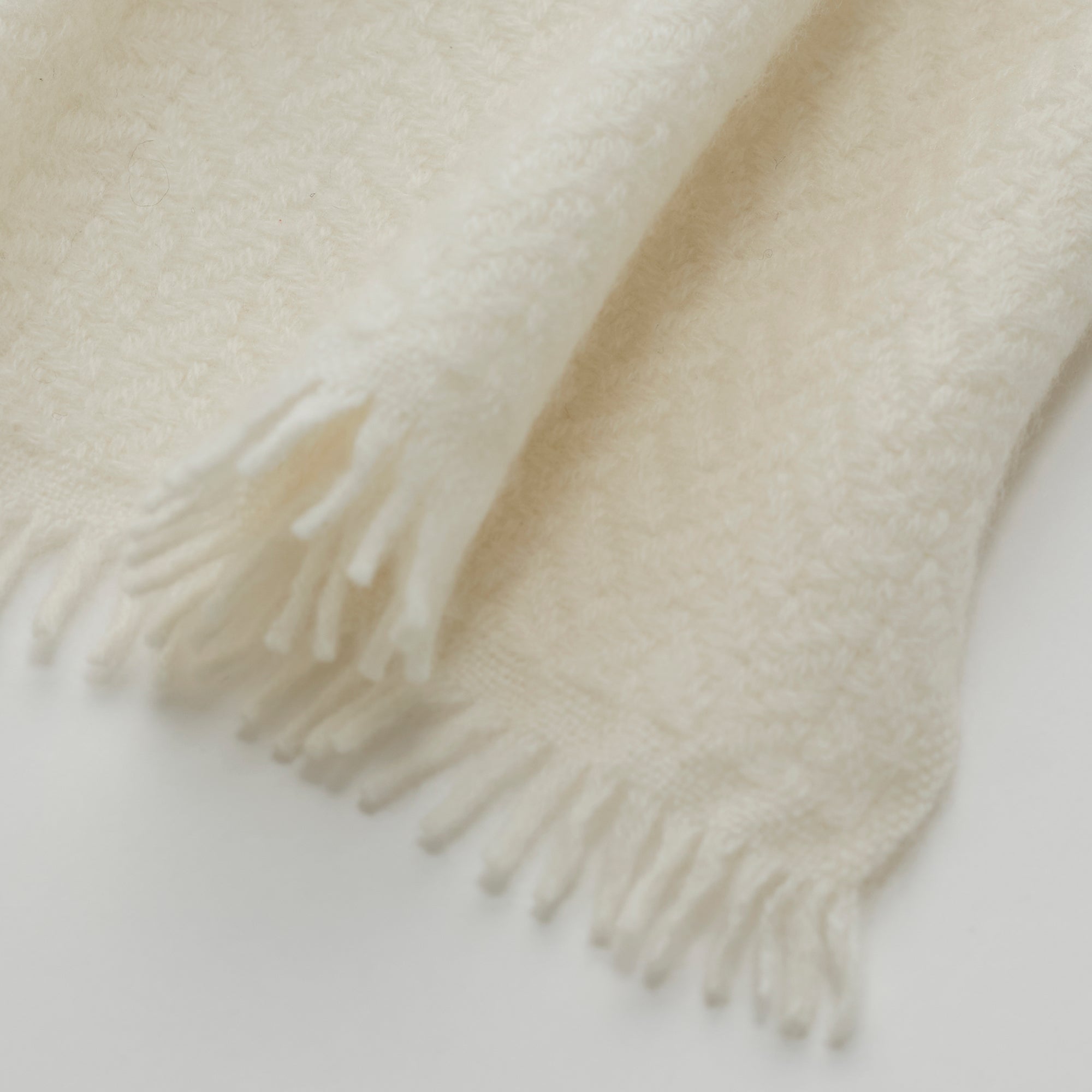 baby cashmere fulled maffler(ベビーカシミヤ縮絨マフラー)