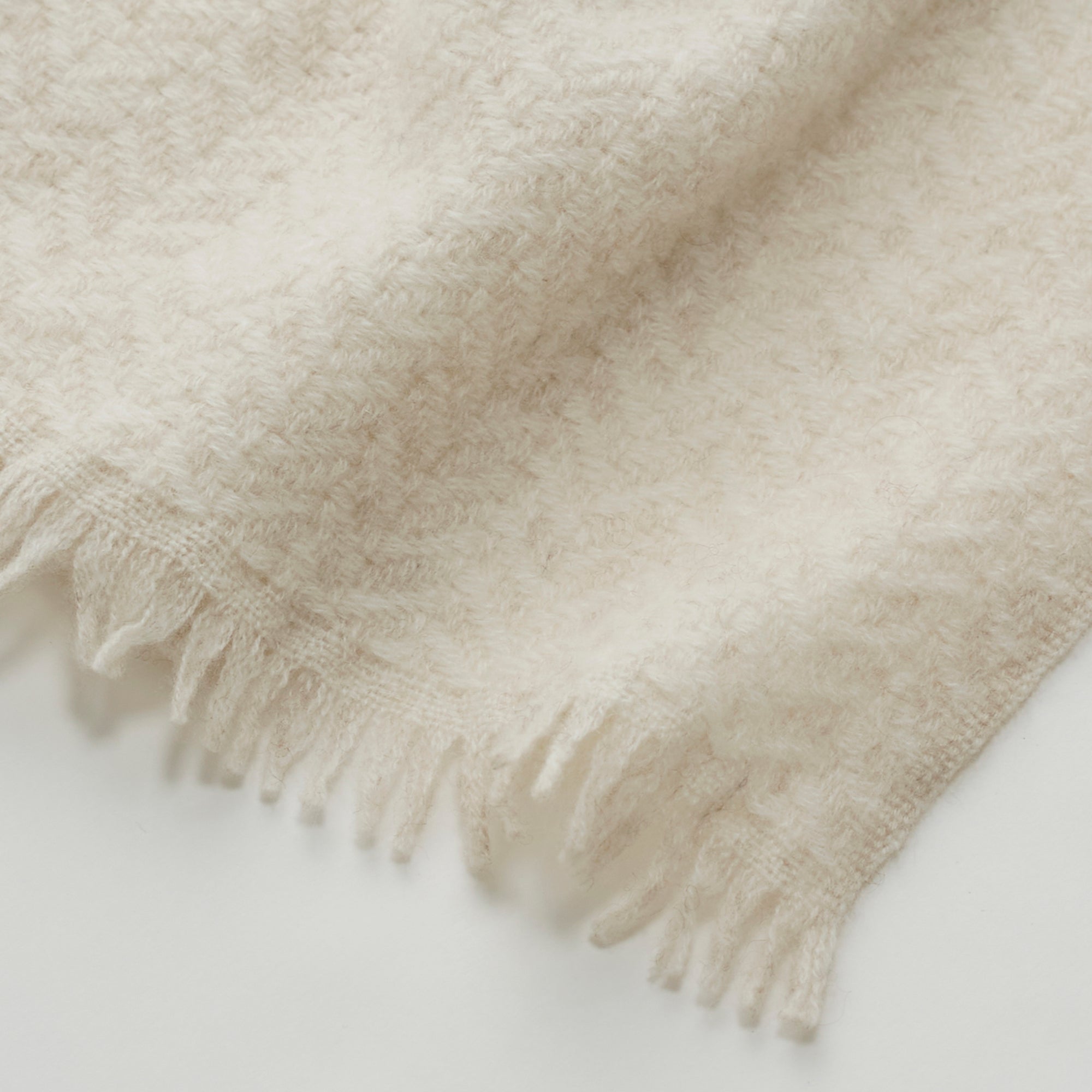 baby cashmere fulled maffler(ベビーカシミヤ縮絨マフラー)