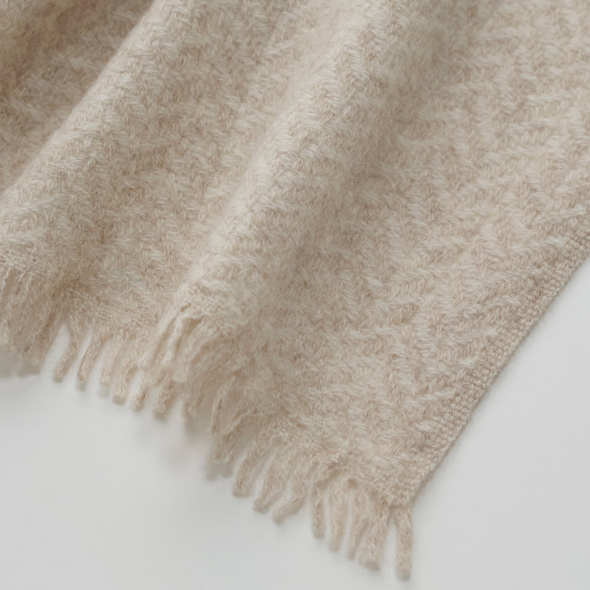 baby cashmere fulled maffler(ベビーカシミヤ縮絨マフラー)