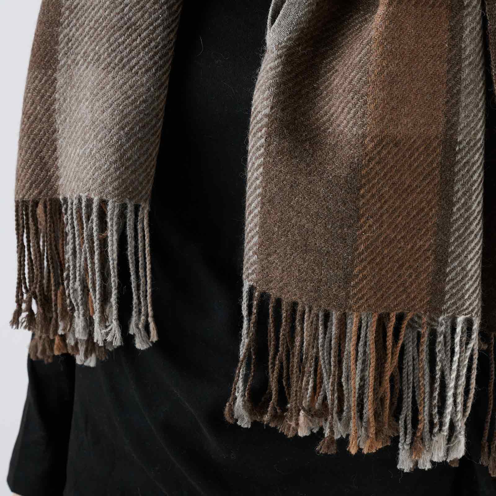 【Coming soon】llama stole with armholes(ラマ アームホール付きストール)