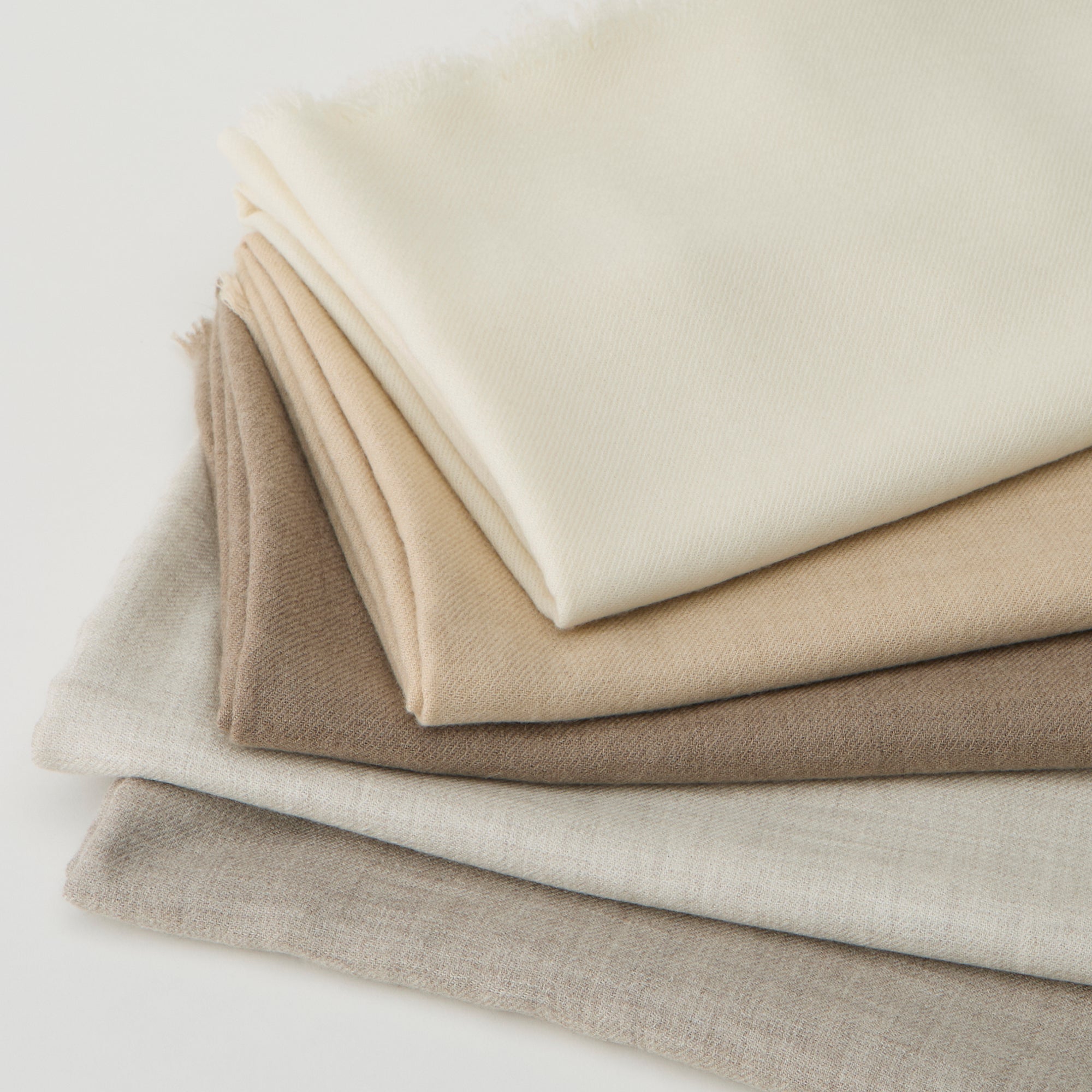 cashmere worsted stole(カシミヤ無地梳毛ストール)