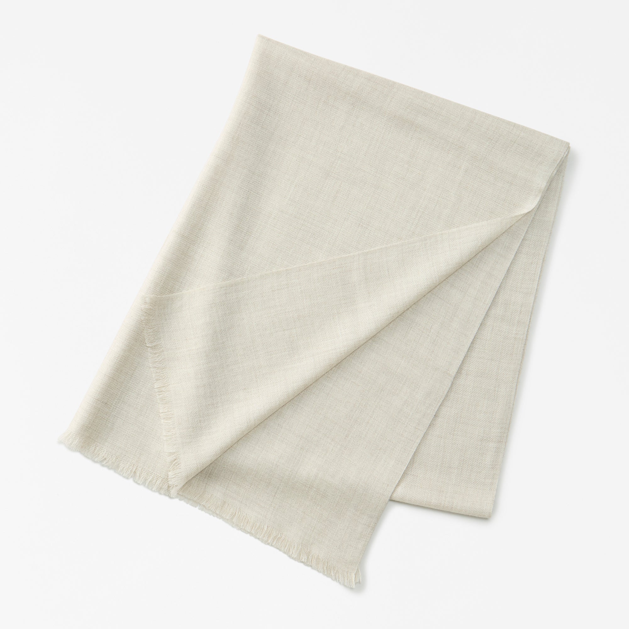 cashmere worsted stole(カシミヤ無地梳毛ストール)
