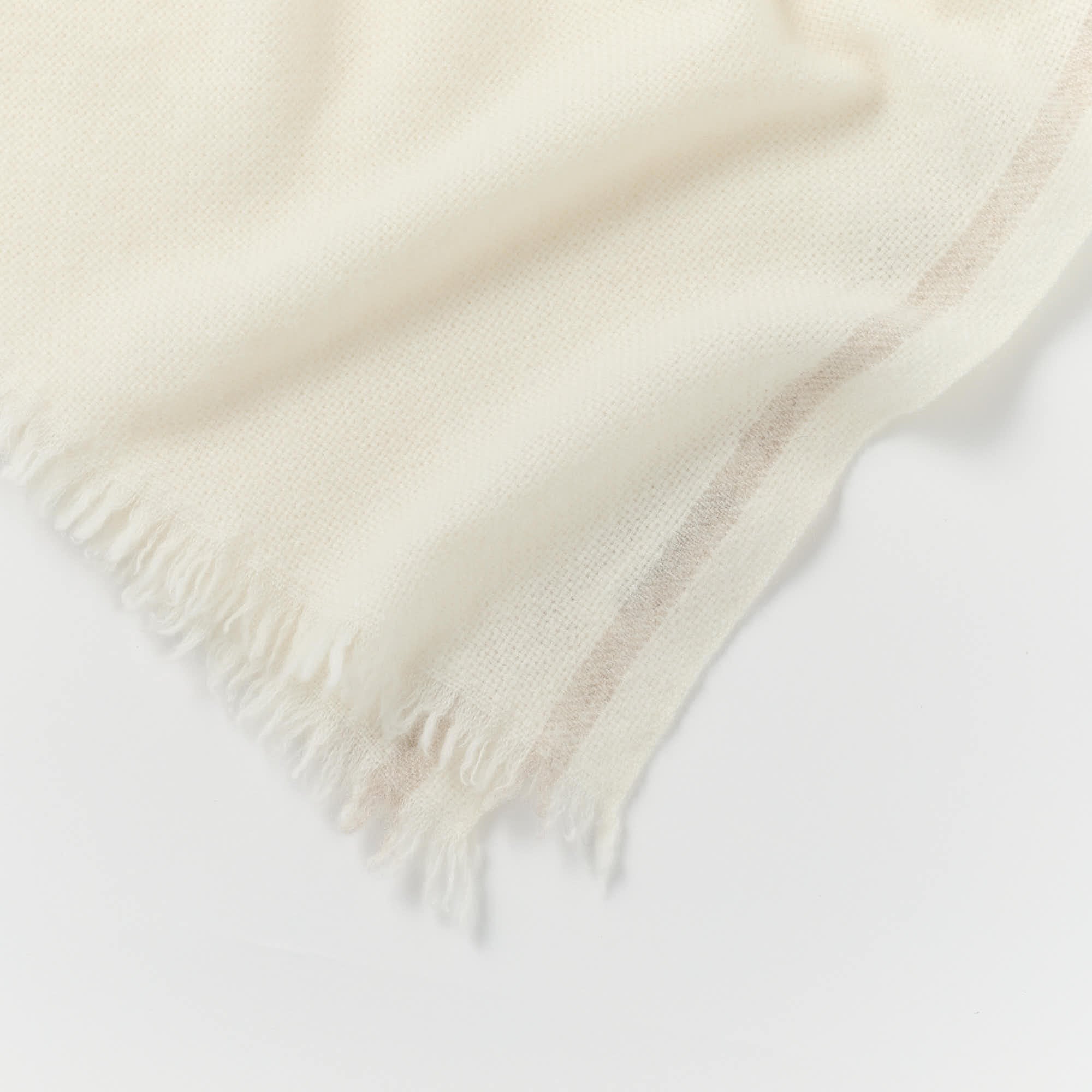 baby cashmere basket weave stole(ベビーカシミヤ バスケット織ストール)