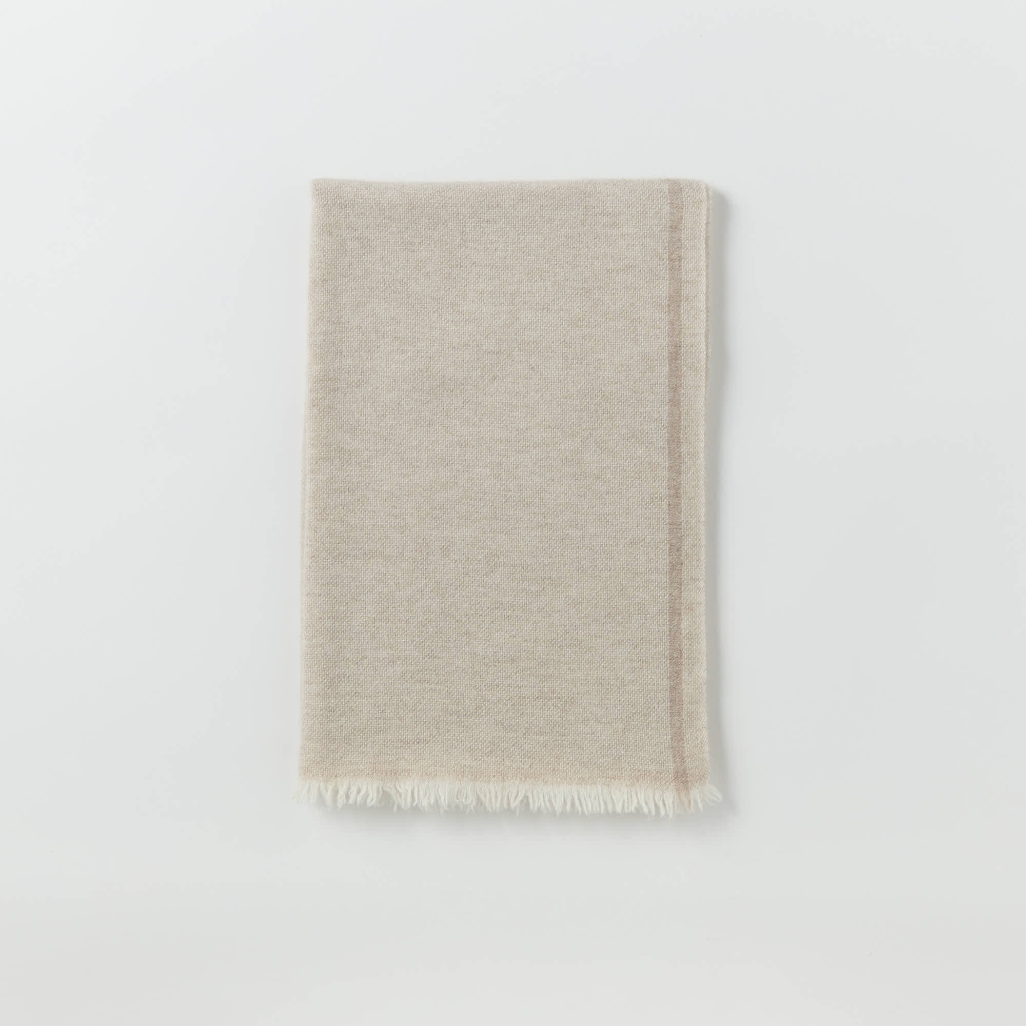 baby cashmere basket weave stole(ベビーカシミヤ バスケット織ストール)