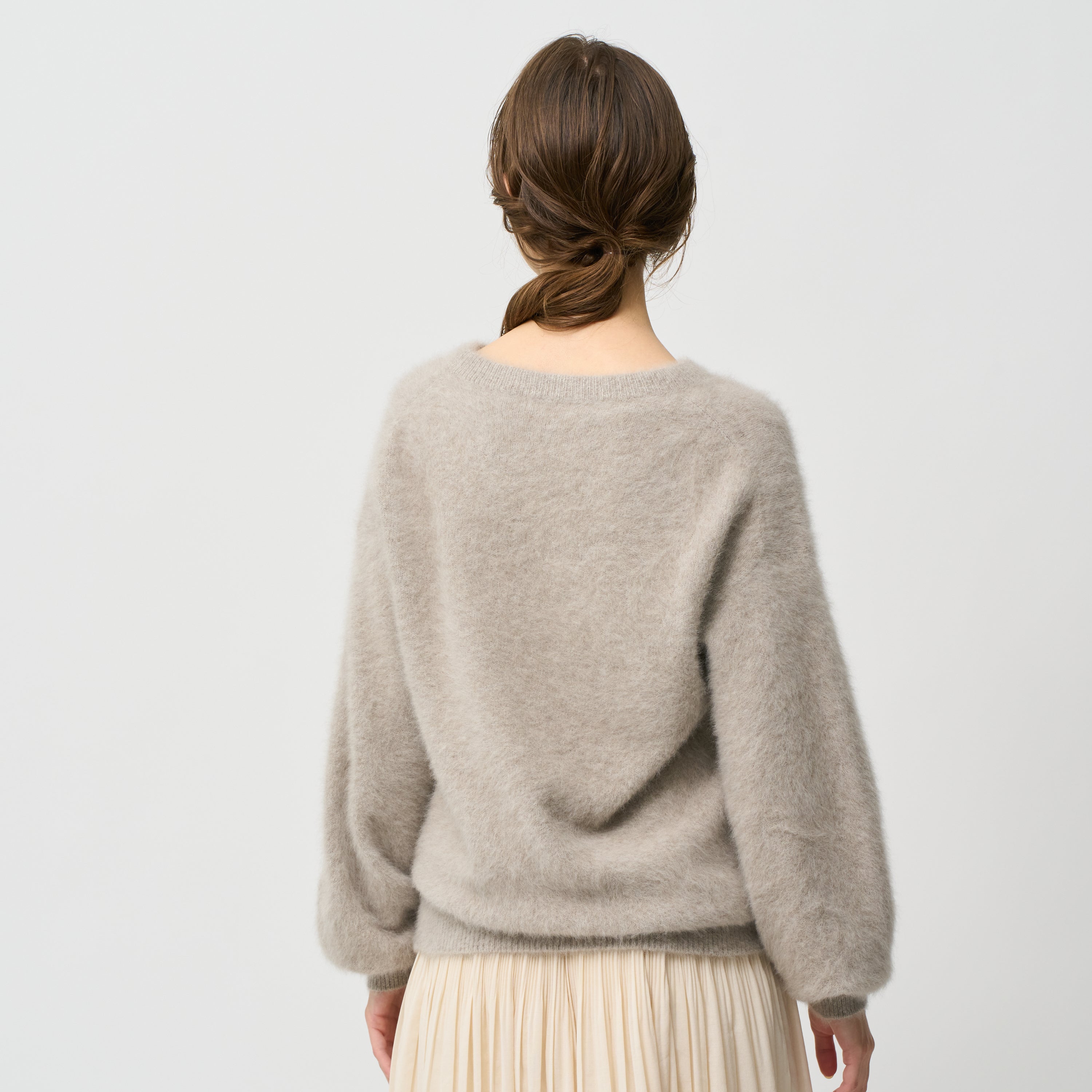 fluffy crew neck knit pullover(ふわふわクルーネックニットプルオーバー)