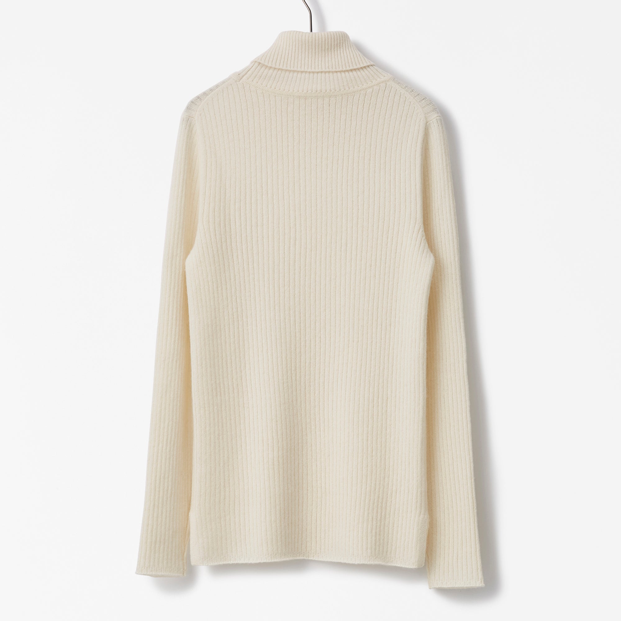 cashmere ribk nit turtle neck(カシミヤリブニットタートルネック)