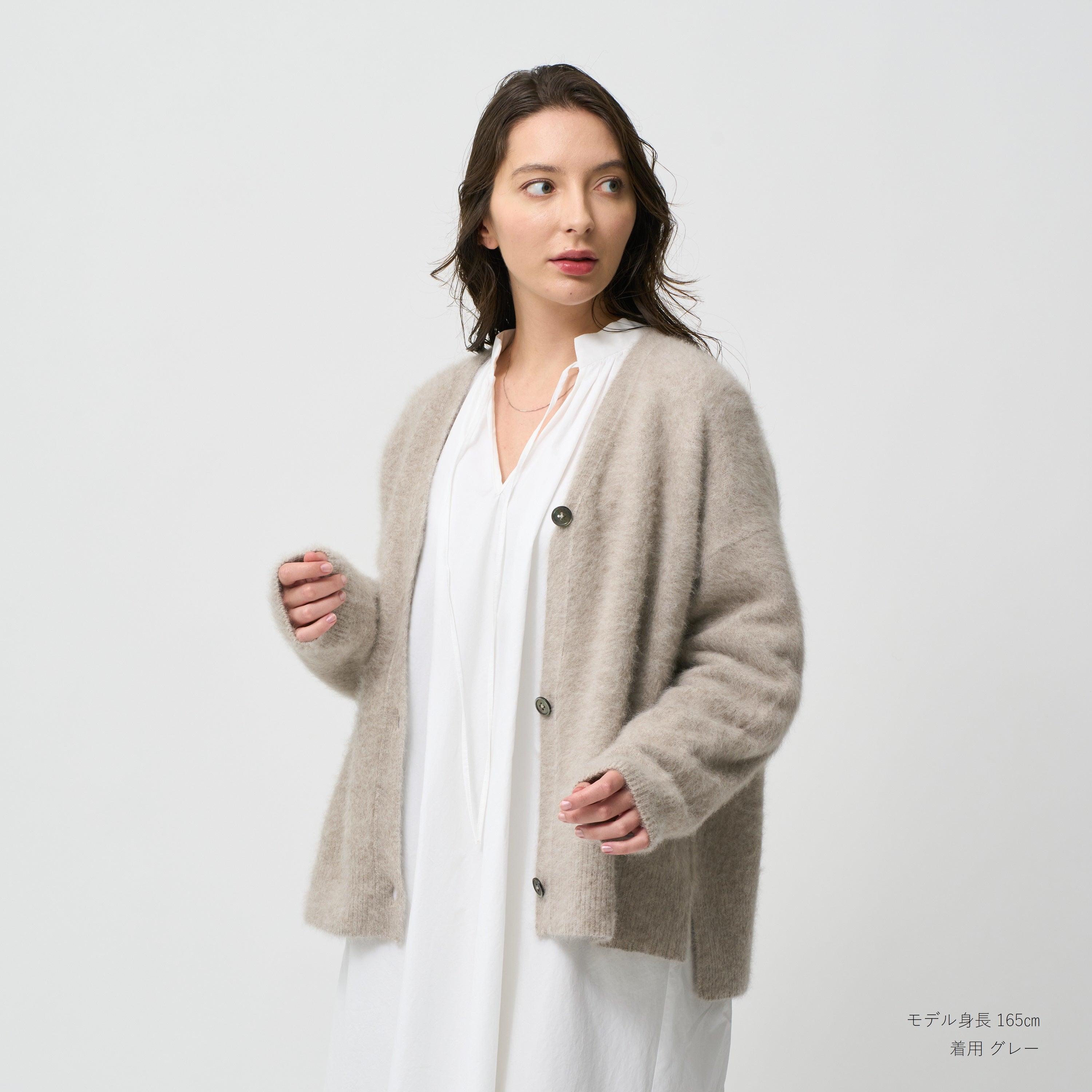 fluffy knit cardigan(ふわふわニットカーディガン)