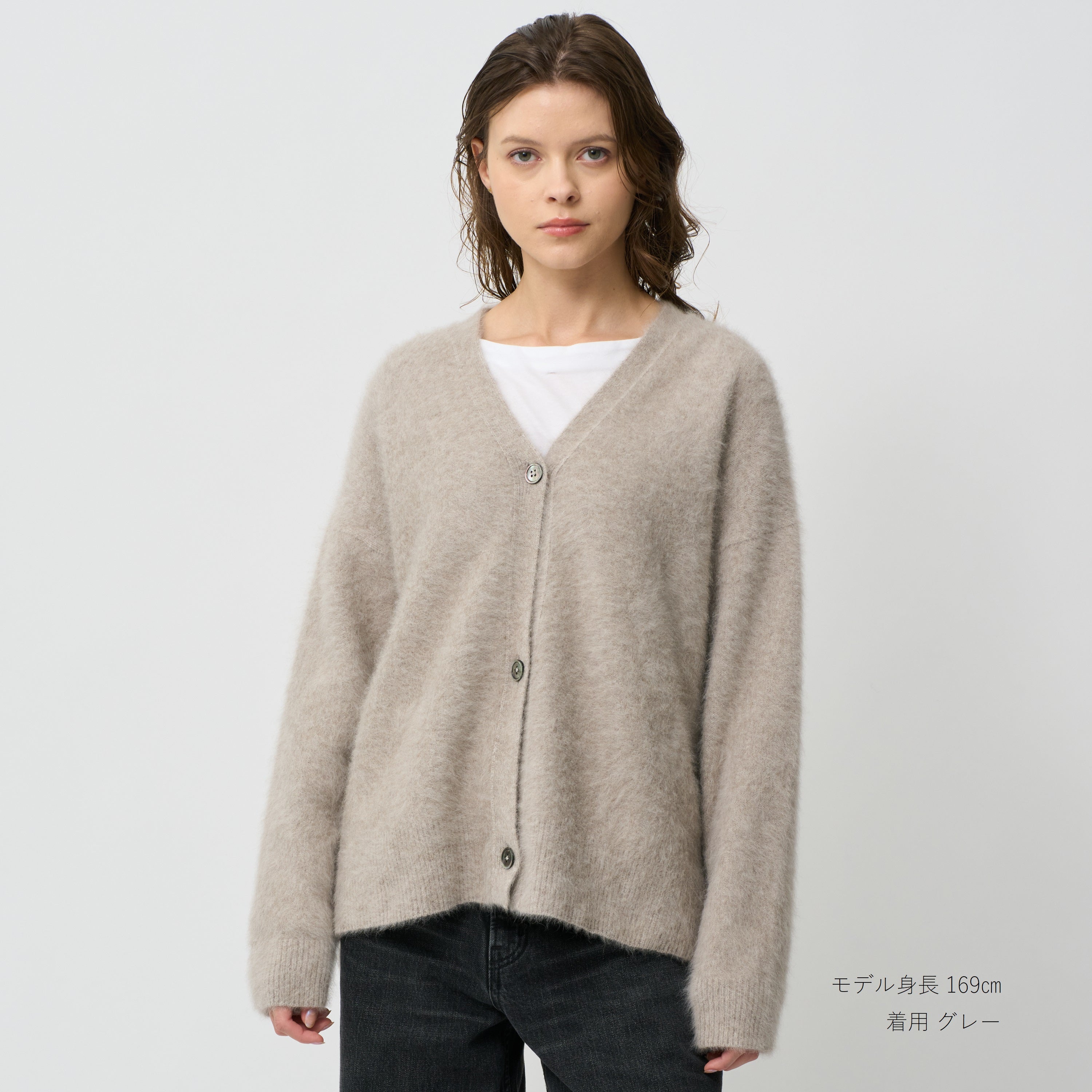 fluffy knit cardigan(ふわふわニットカーディガン)
