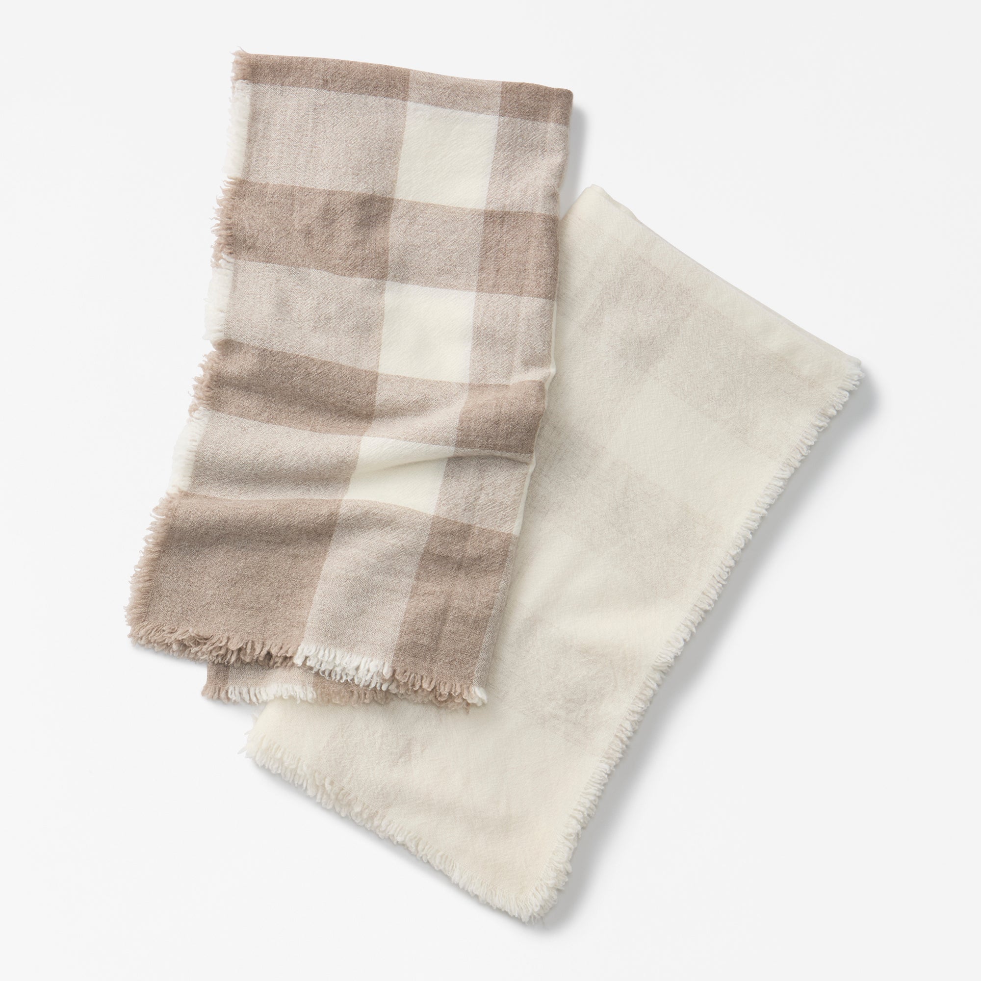 gingham checklarge square stole(ギンガムチェック大判スクエアストール)