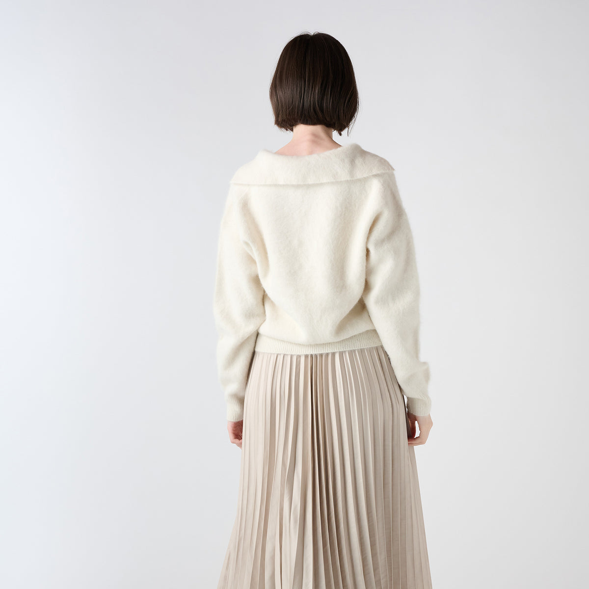 【Coming soon】fox cashmere skipper pullover(フォックスカシミヤ スキッパーニット)