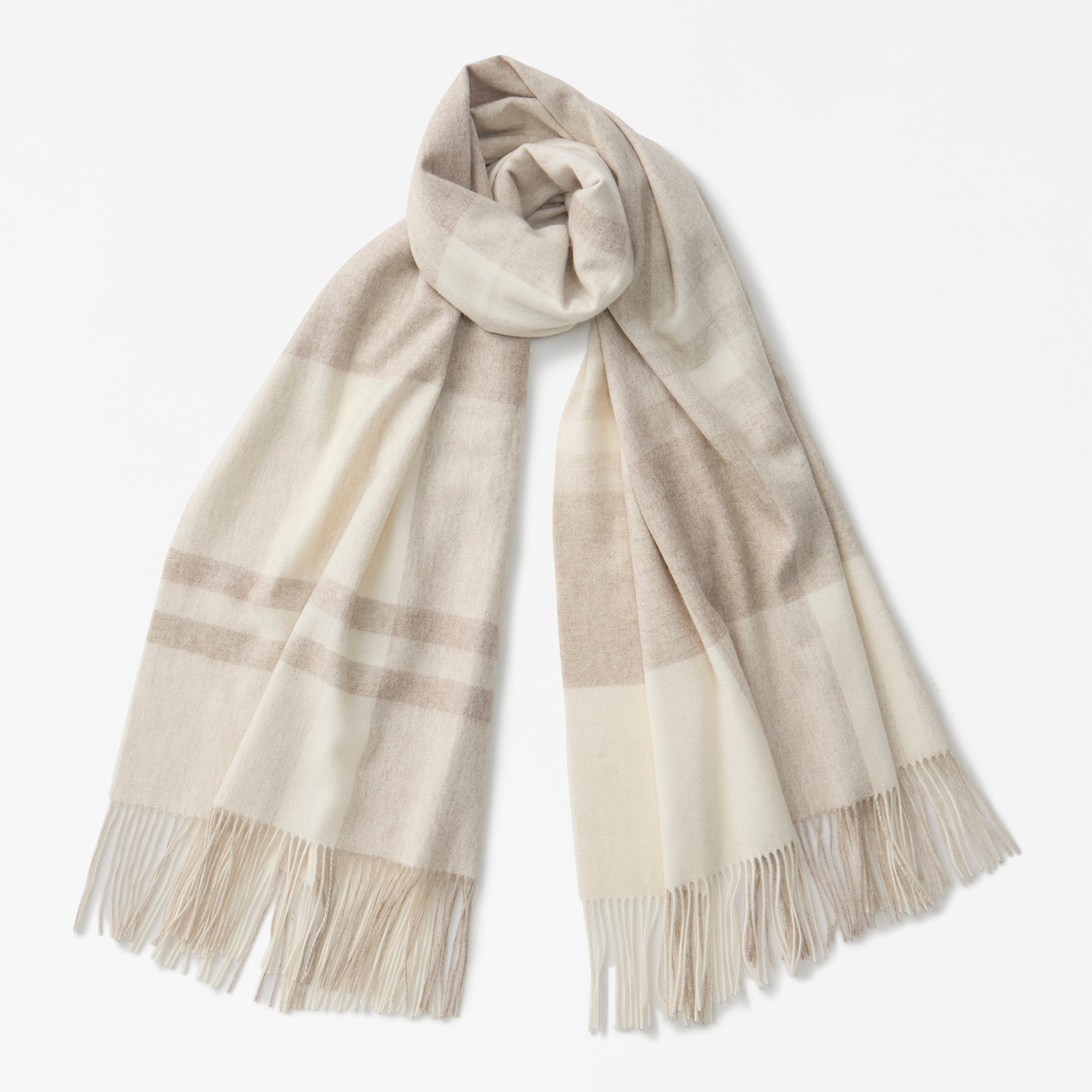 baby cashmere jacquard stole(ベビーカシミヤ紡毛起毛ジャカードストール)
