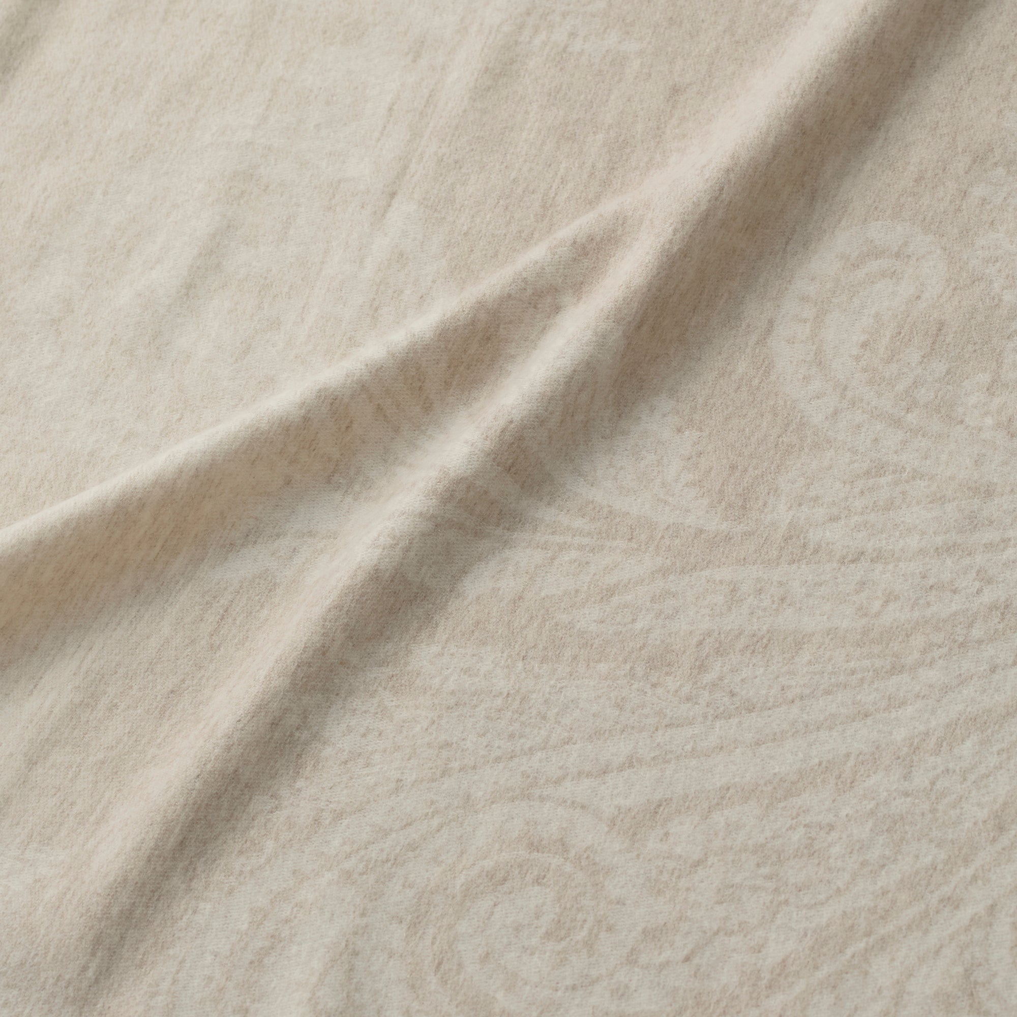 baby cashmere jacquard stole(ベビーカシミヤ紡毛起毛ジャカードストール)