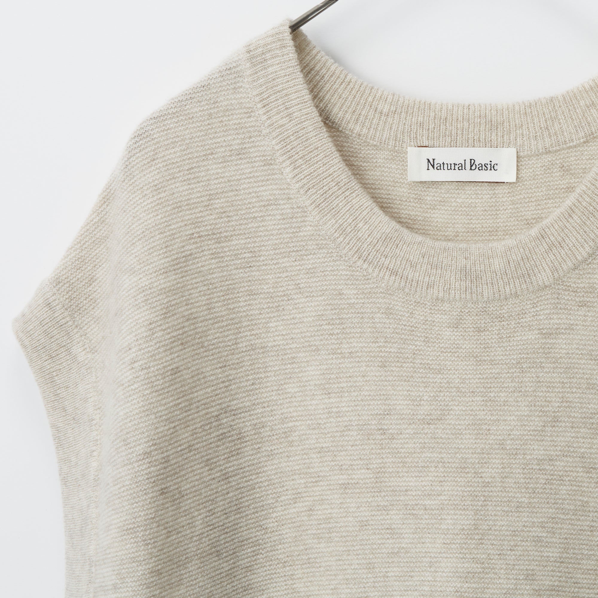 cashmere layered tunic dress(カシミヤレイヤードチュニックワンピース)EC限定ギフトバッグ付き