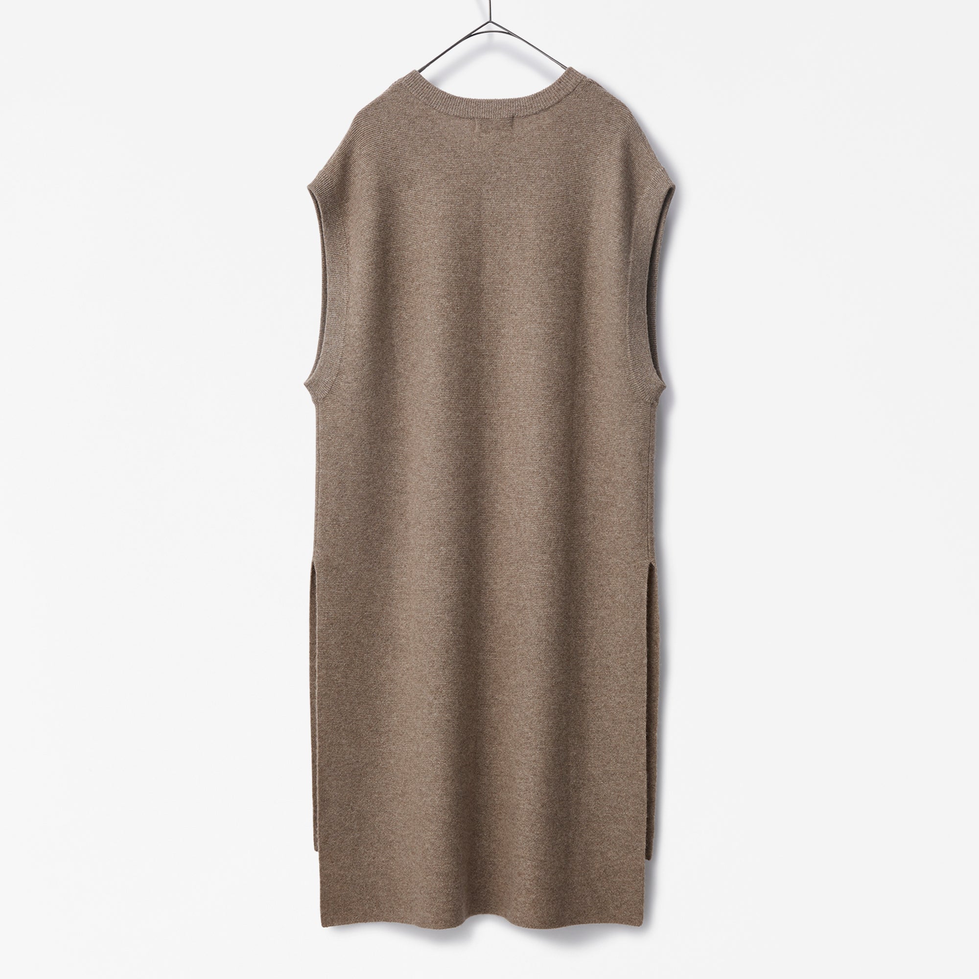 cashmere layered tunic dress(カシミヤレイヤードチュニックワンピース)EC限定ギフトバッグ付き