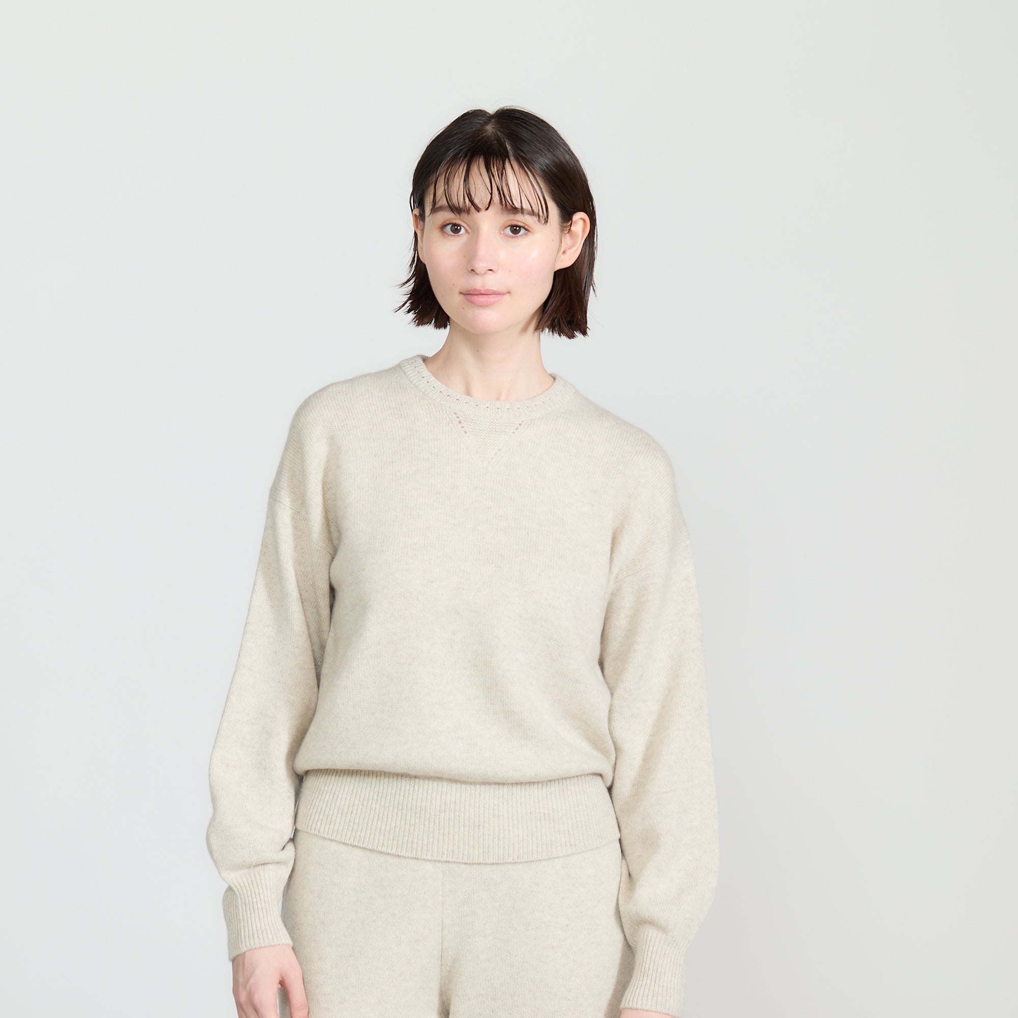 【Coming Soon】cashmere crew neck pullover(カシミヤ クルーネックプルオーバー)