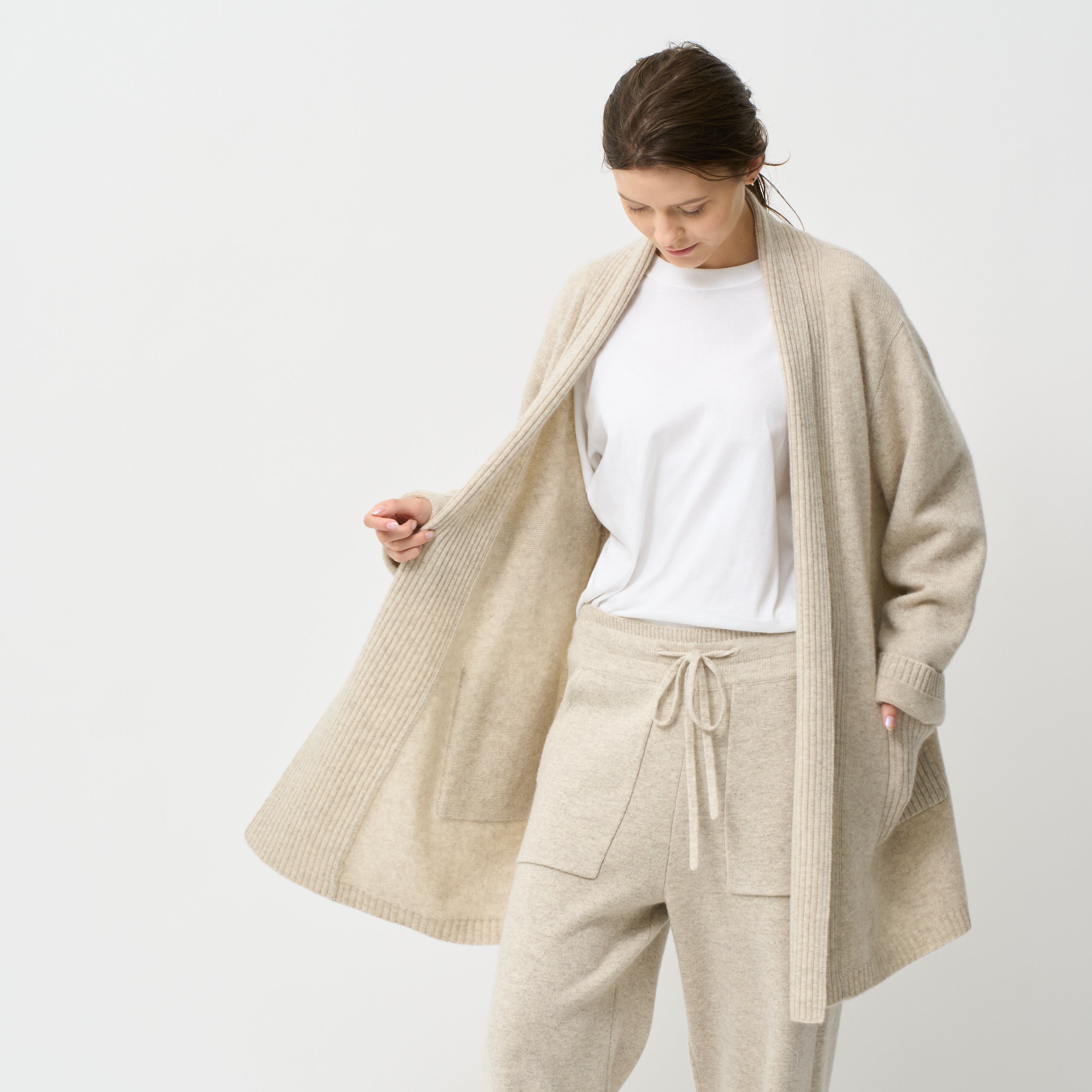 cashmere shawlcollar cardigan(カシミヤショールカラーカーディガン)EC限定ギフトバッグ付き