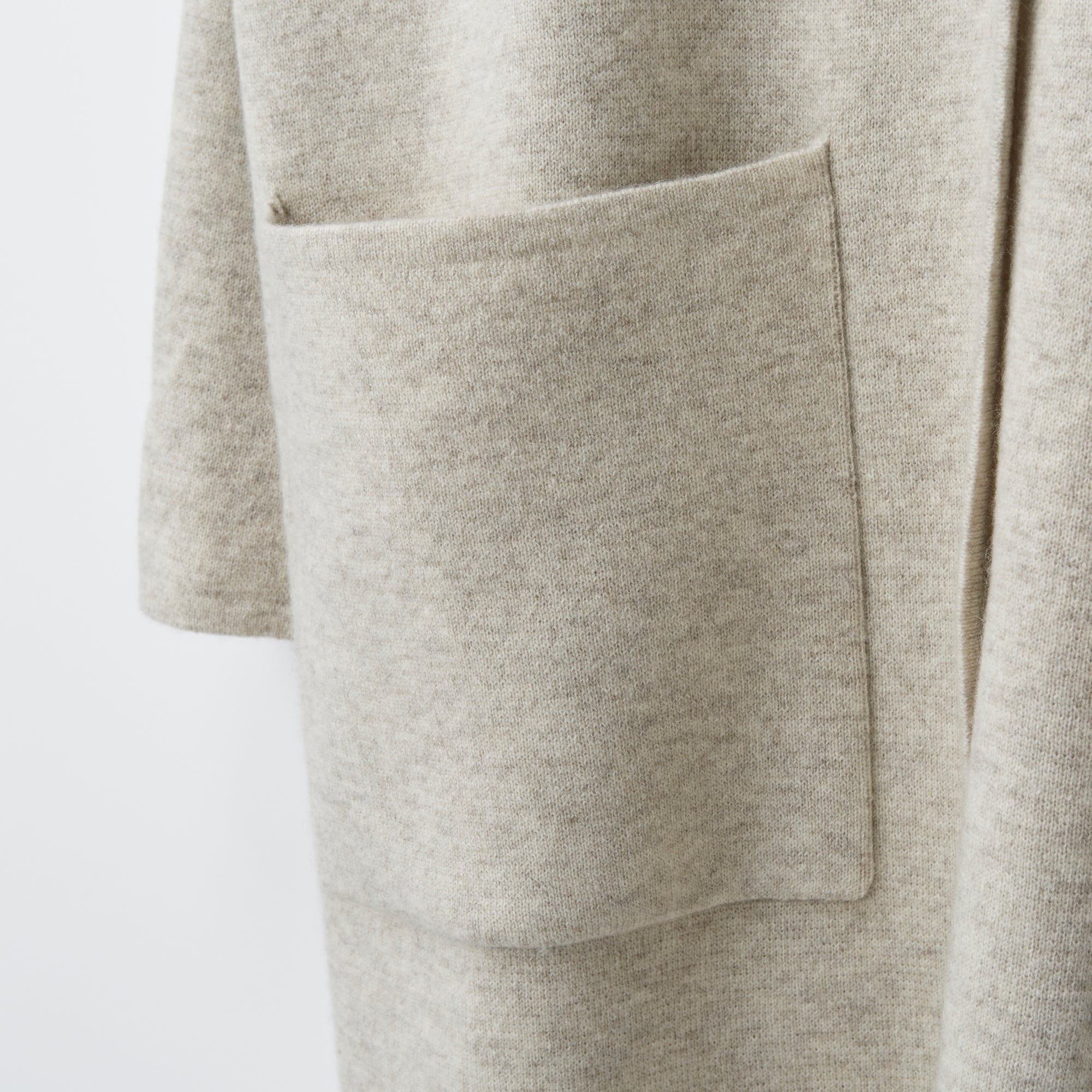 cashmere knit long coat(カシミヤ ニットロングコート)EC限定ギフトバッグ付き