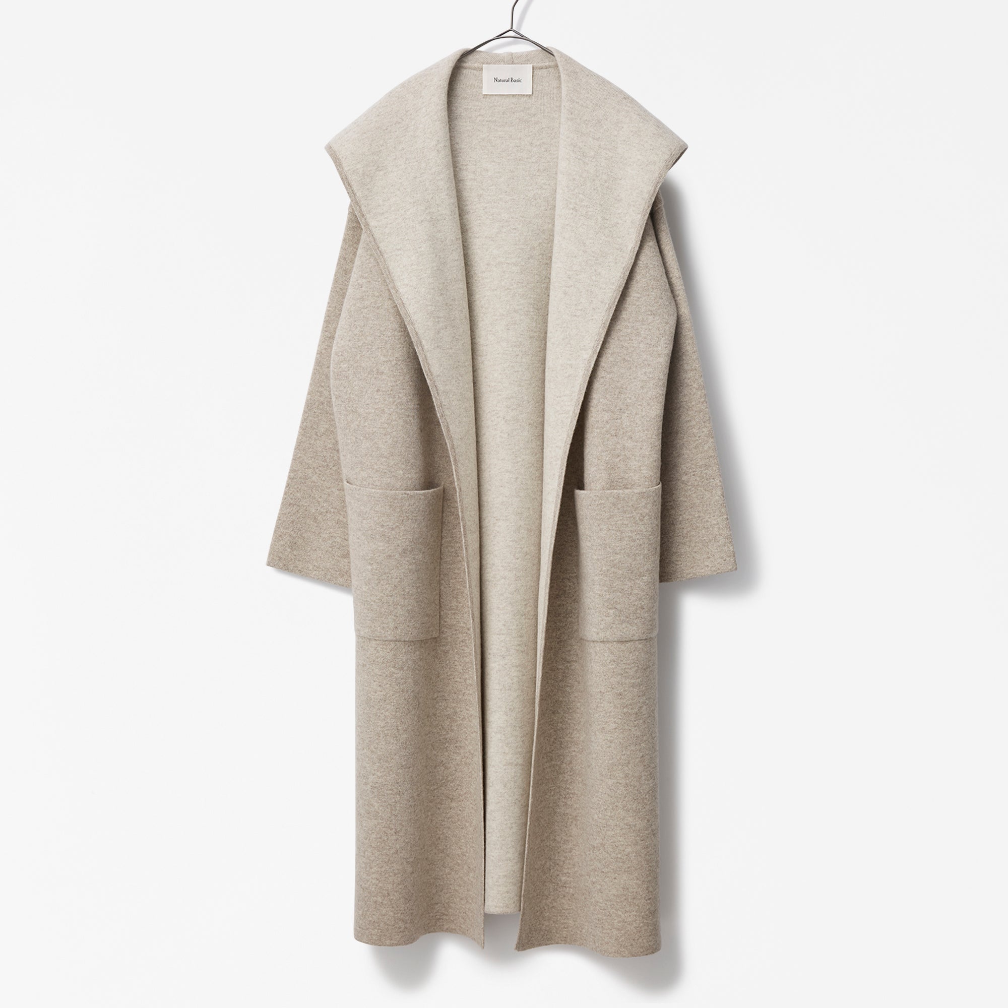 cashmere double face hooded coat(カシミヤダブルフェイスフード付きコート)EC限定ギフトバッグ付き
