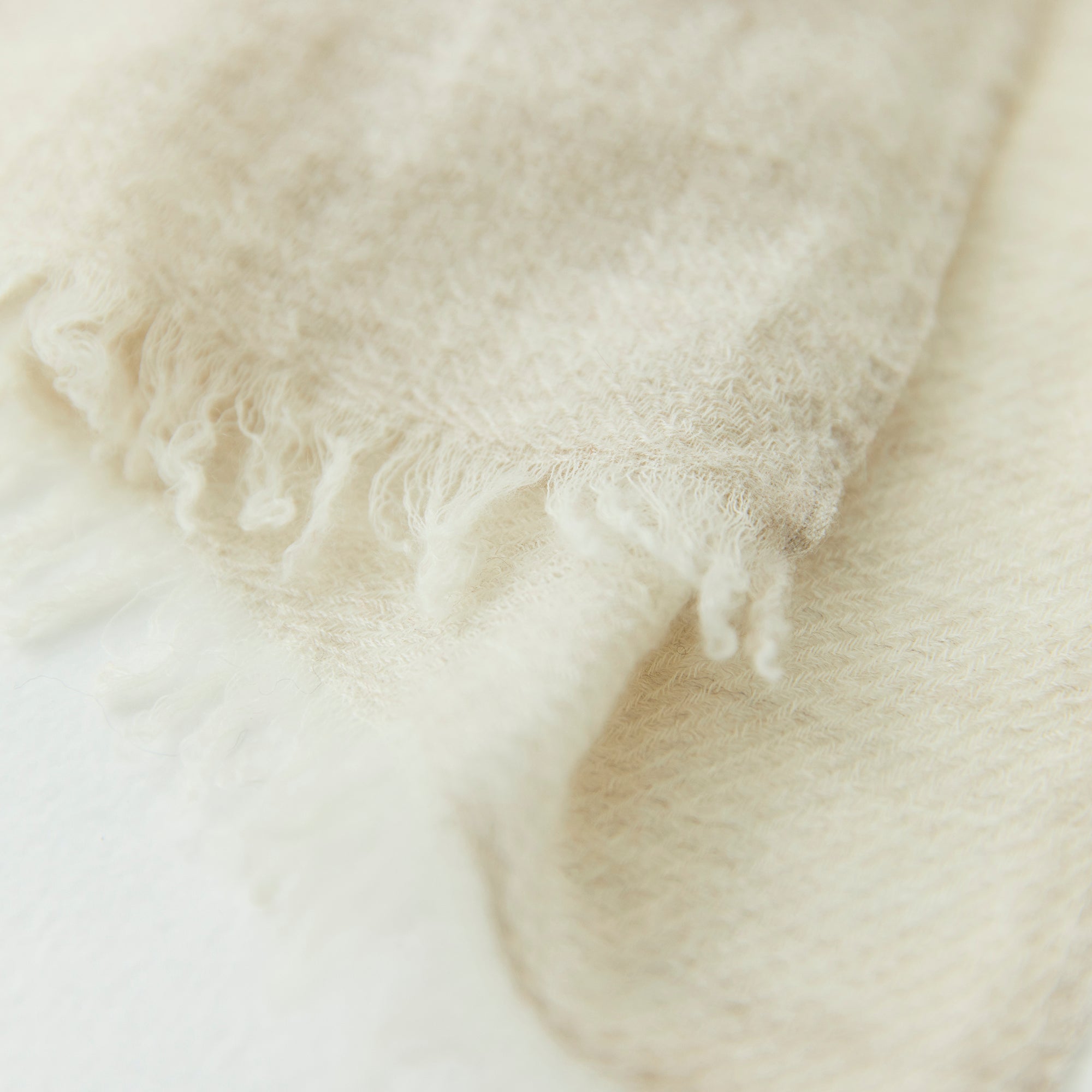 #14 | カシミヤ梳毛綾織縮絨ストール