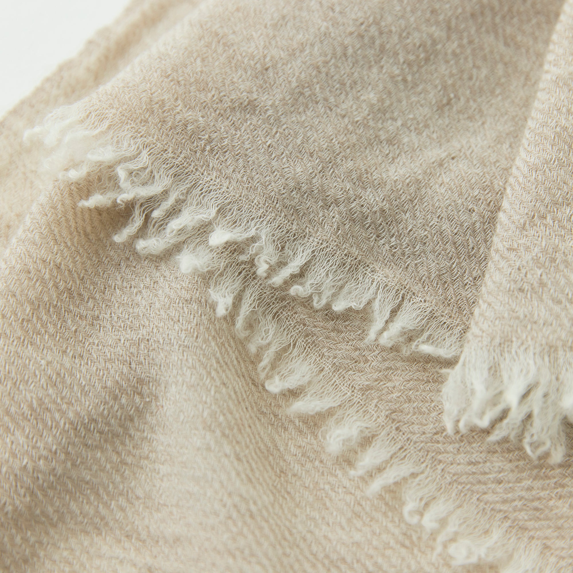 #14 | カシミヤ梳毛綾織縮絨ストール