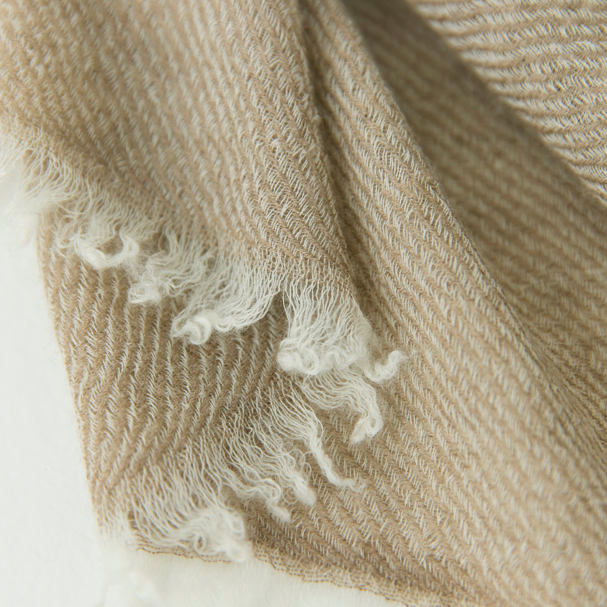 #14 | カシミヤ梳毛綾織縮絨ストール