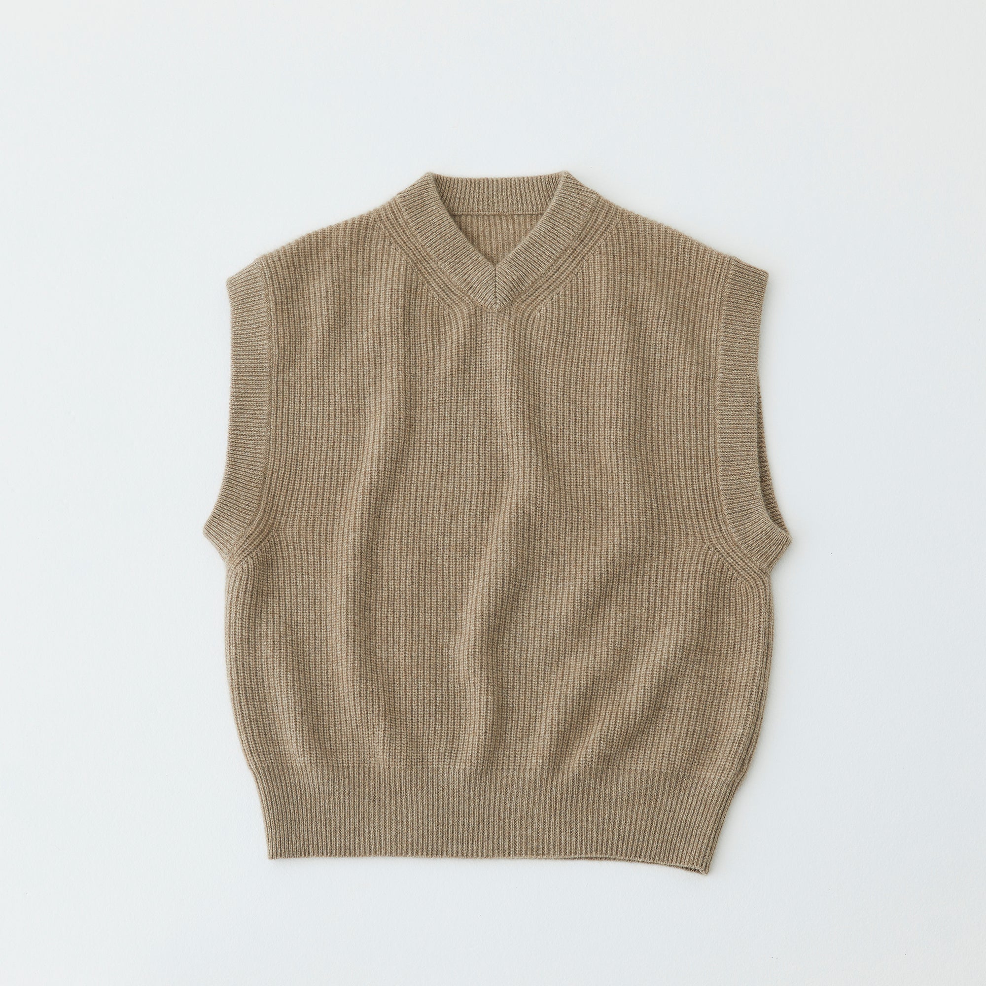 W#02 | リブニットVネックベスト