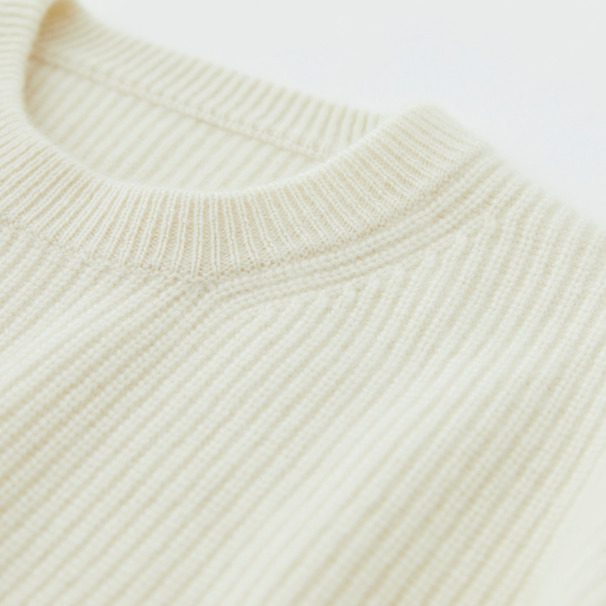 W#01 | リブニットクルーネックセーター