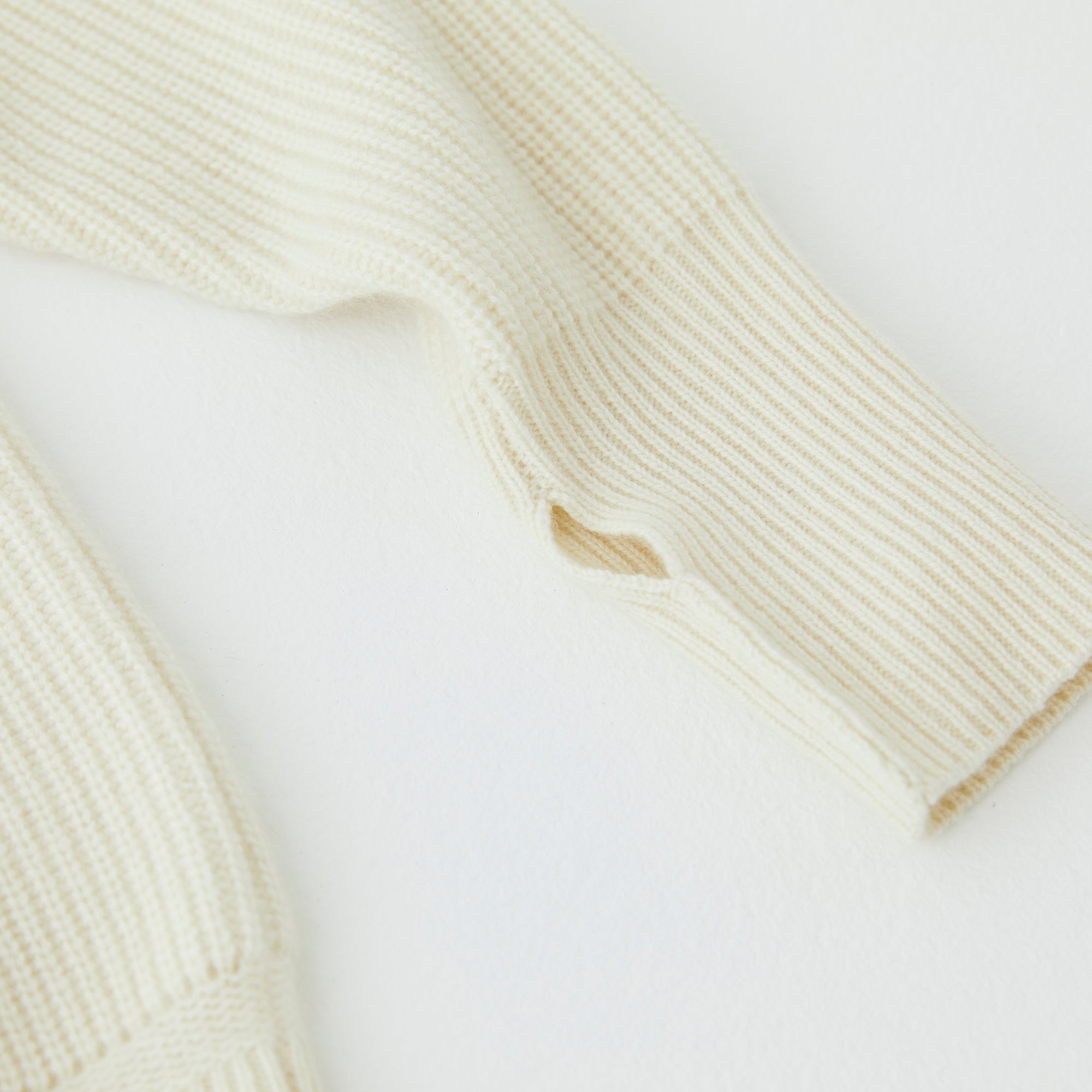 W#01 | リブニットクルーネックセーター