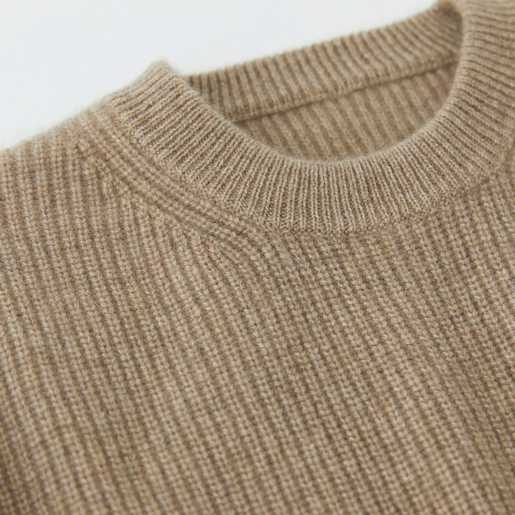 W#01 | リブニットクルーネックセーター