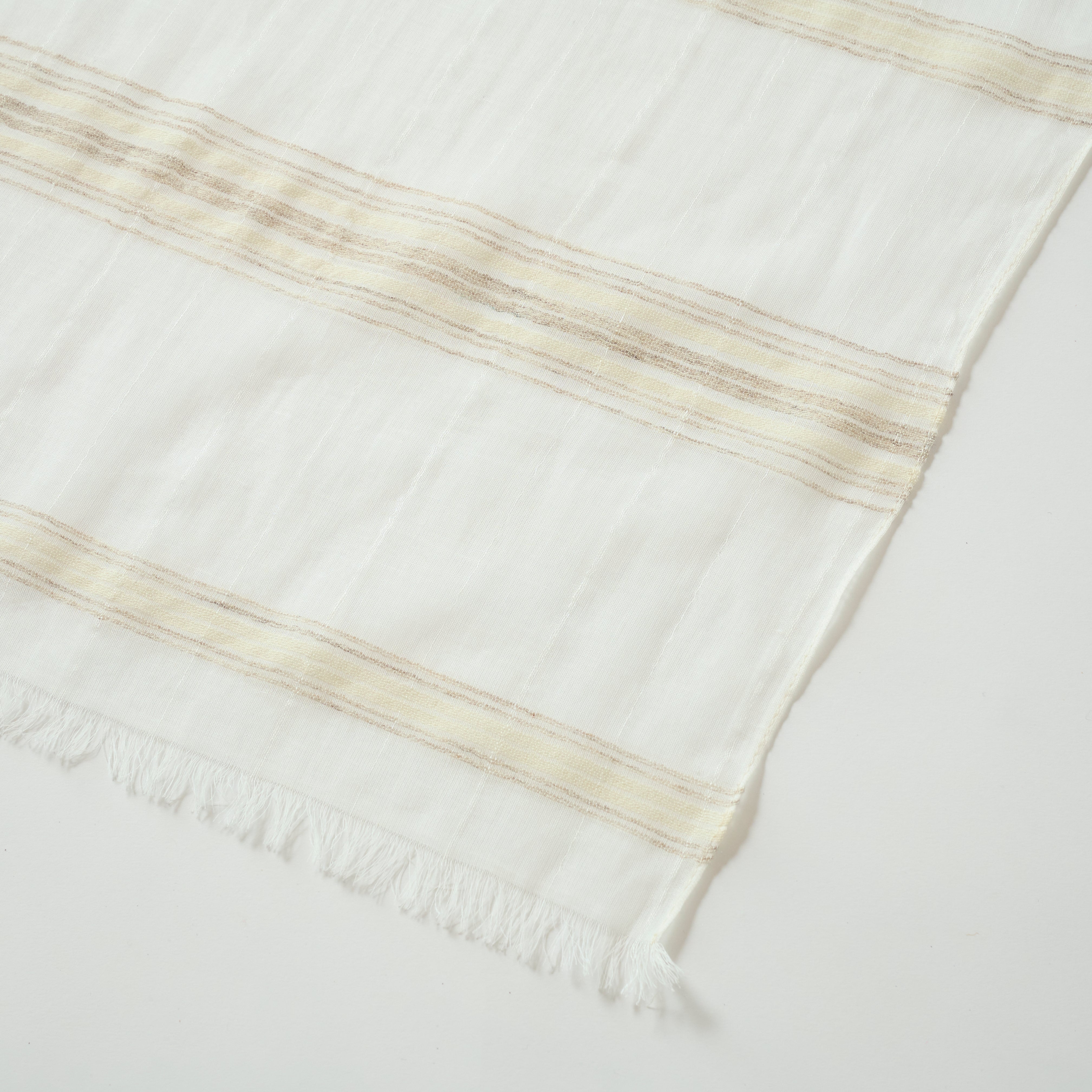random border stole(ボーダー プチストール)