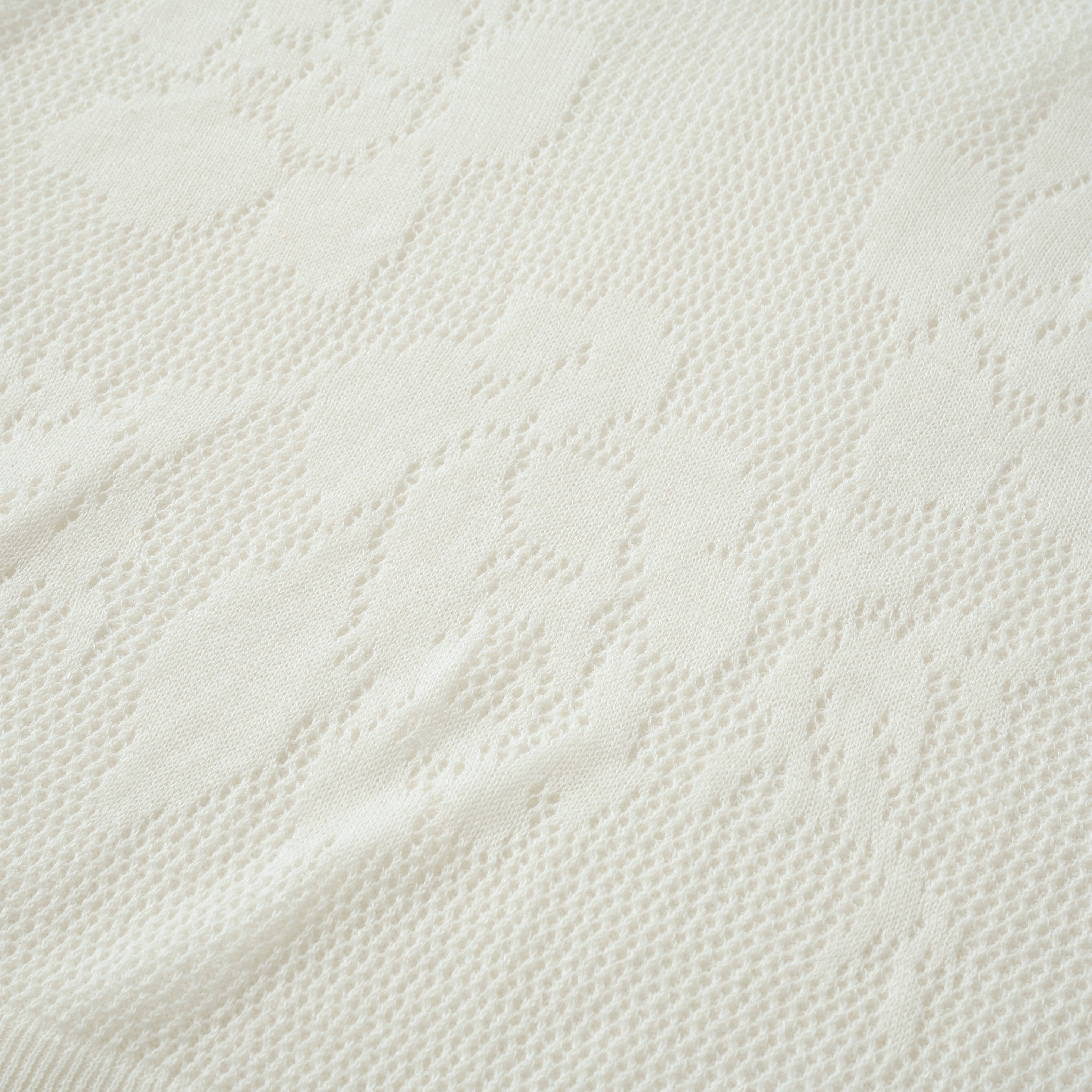 cotton linen knit jacqurd pullover(メッシュジャカードニットノースリーブ プルオーバー)