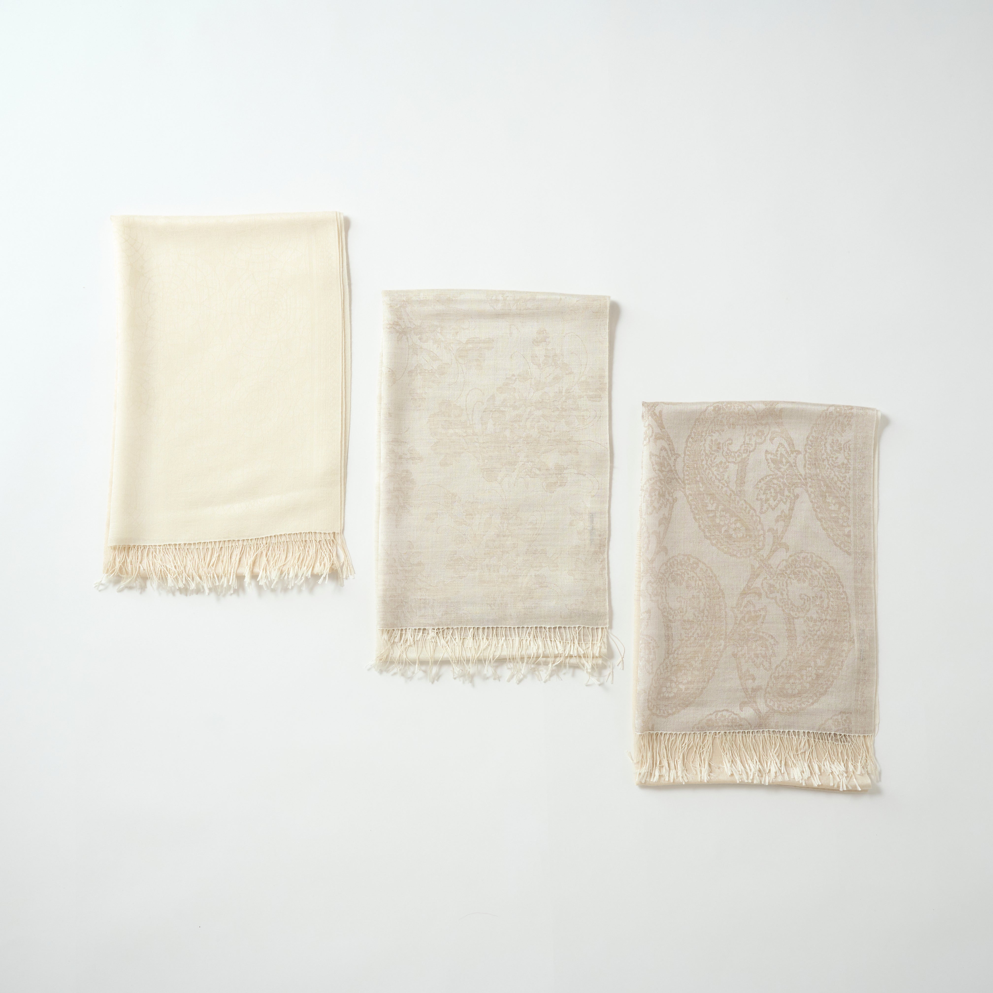 silk＆cashmere jacquard stole(シルクカシミヤ ジャカードストール)