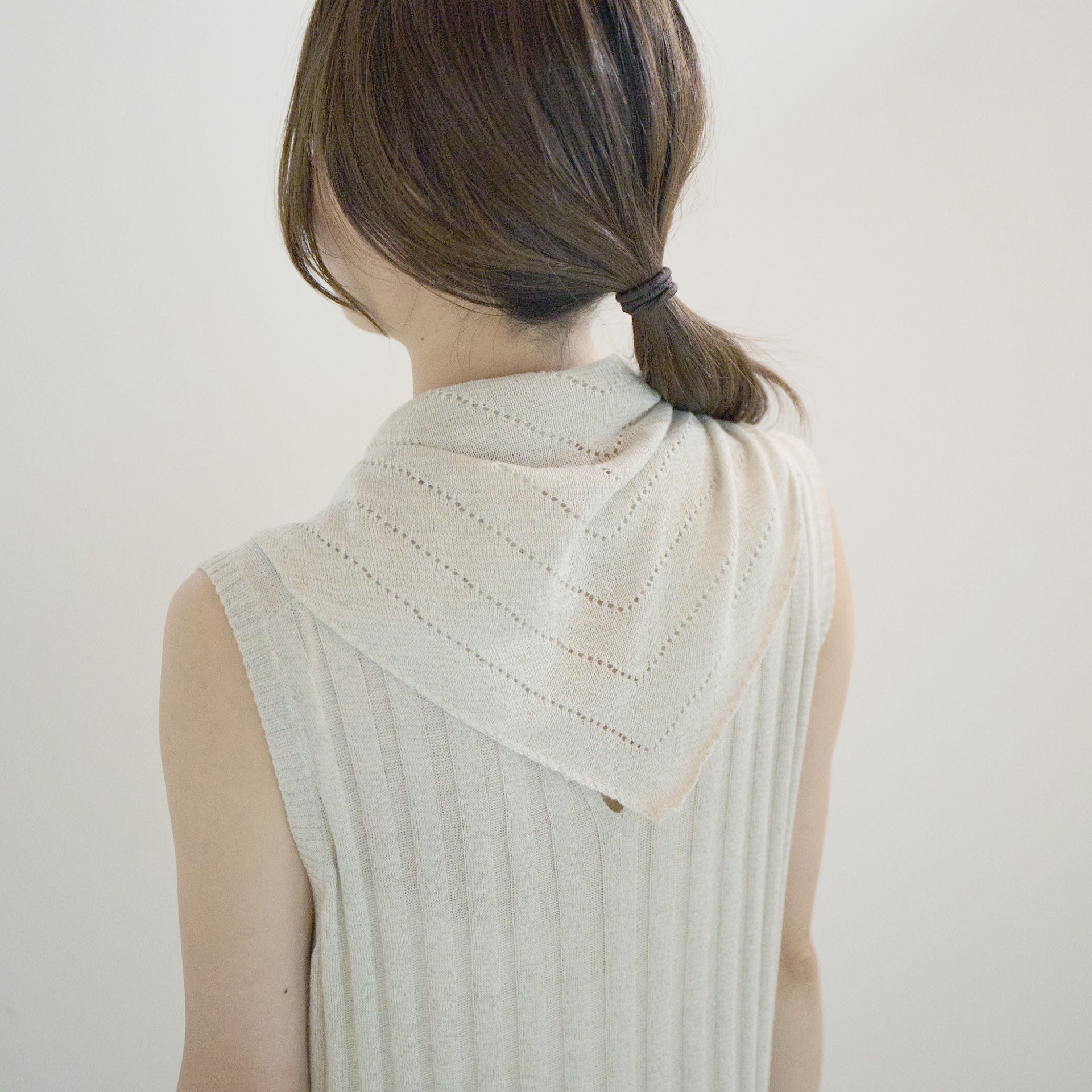 triangle knit scarf(トライアングルニットスカーフ)