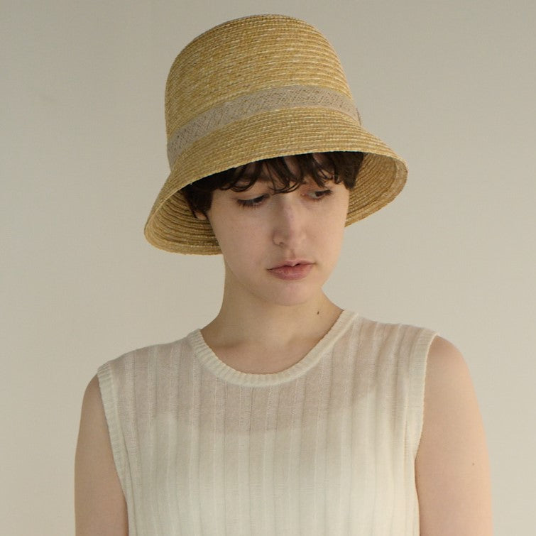 【Coming Soon】straw hat with torchon lace(トーションレース付き麦わら帽子)