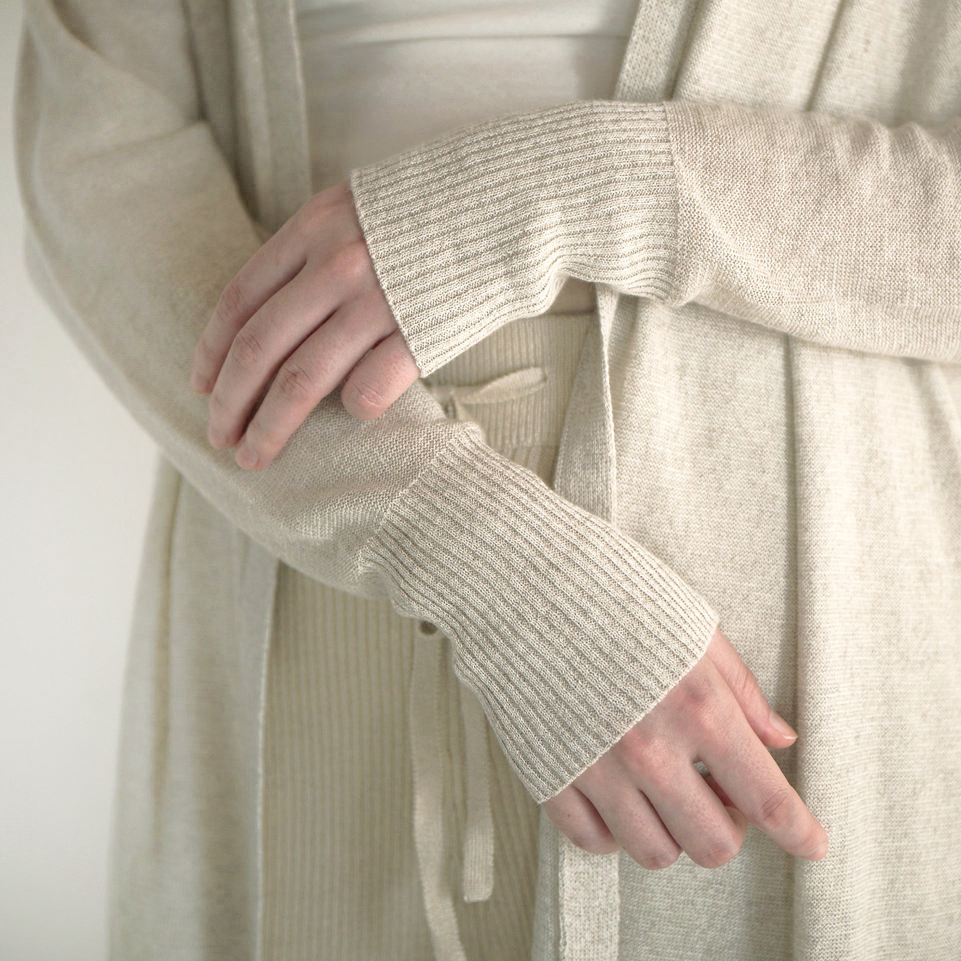 cotton linen knit cardigan(綿麻ニットカーディガン)