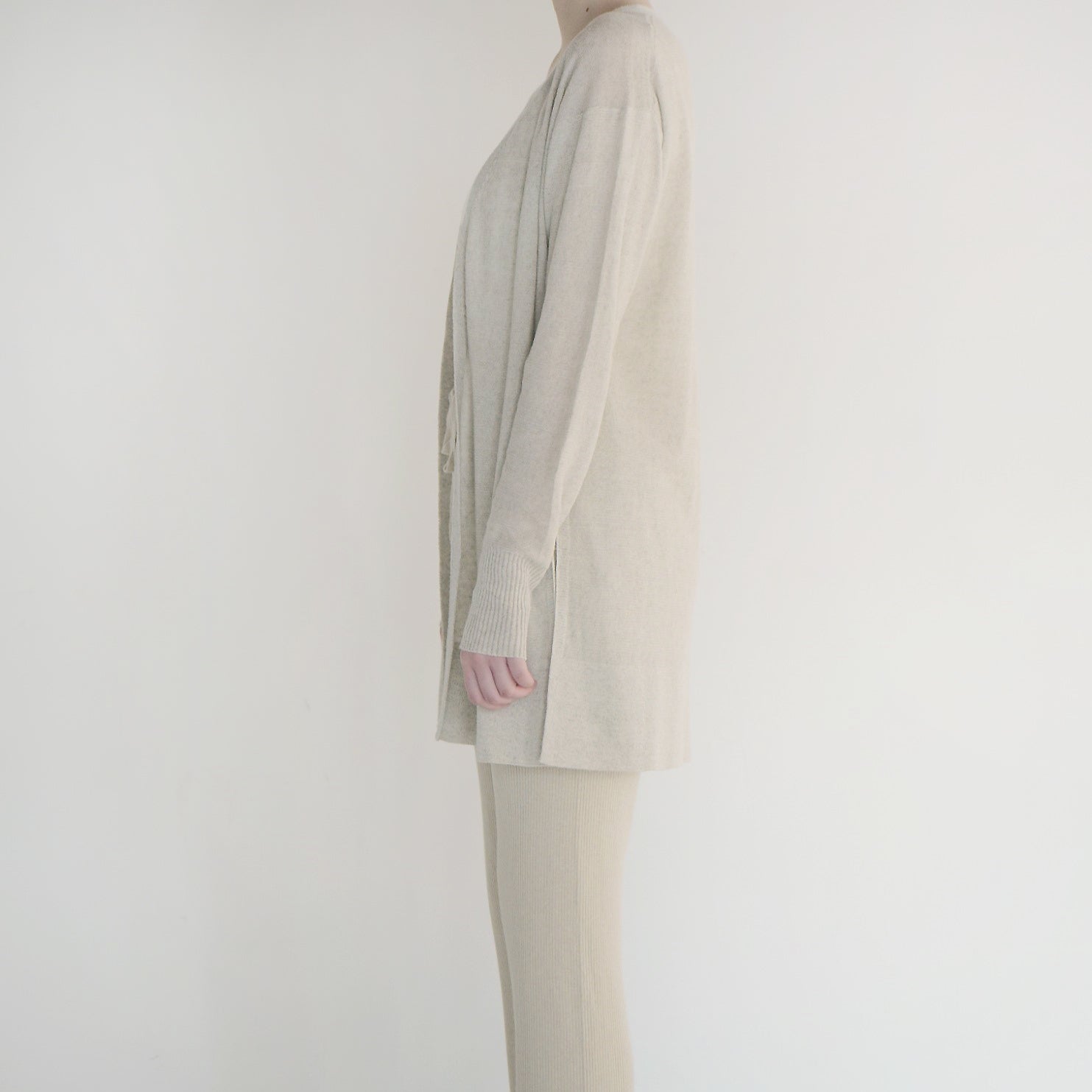 cotton linen knit cardigan(綿麻ニットカーディガン)