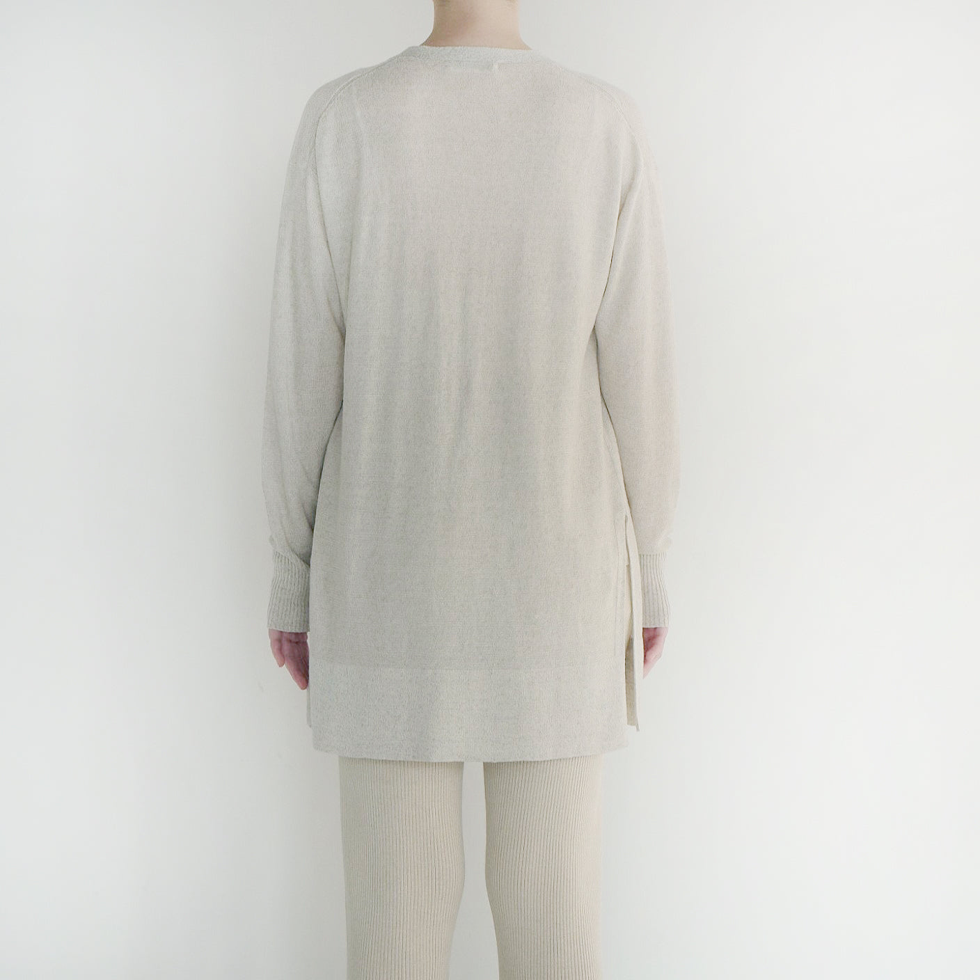 cotton linen knit cardigan(綿麻ニットカーディガン)